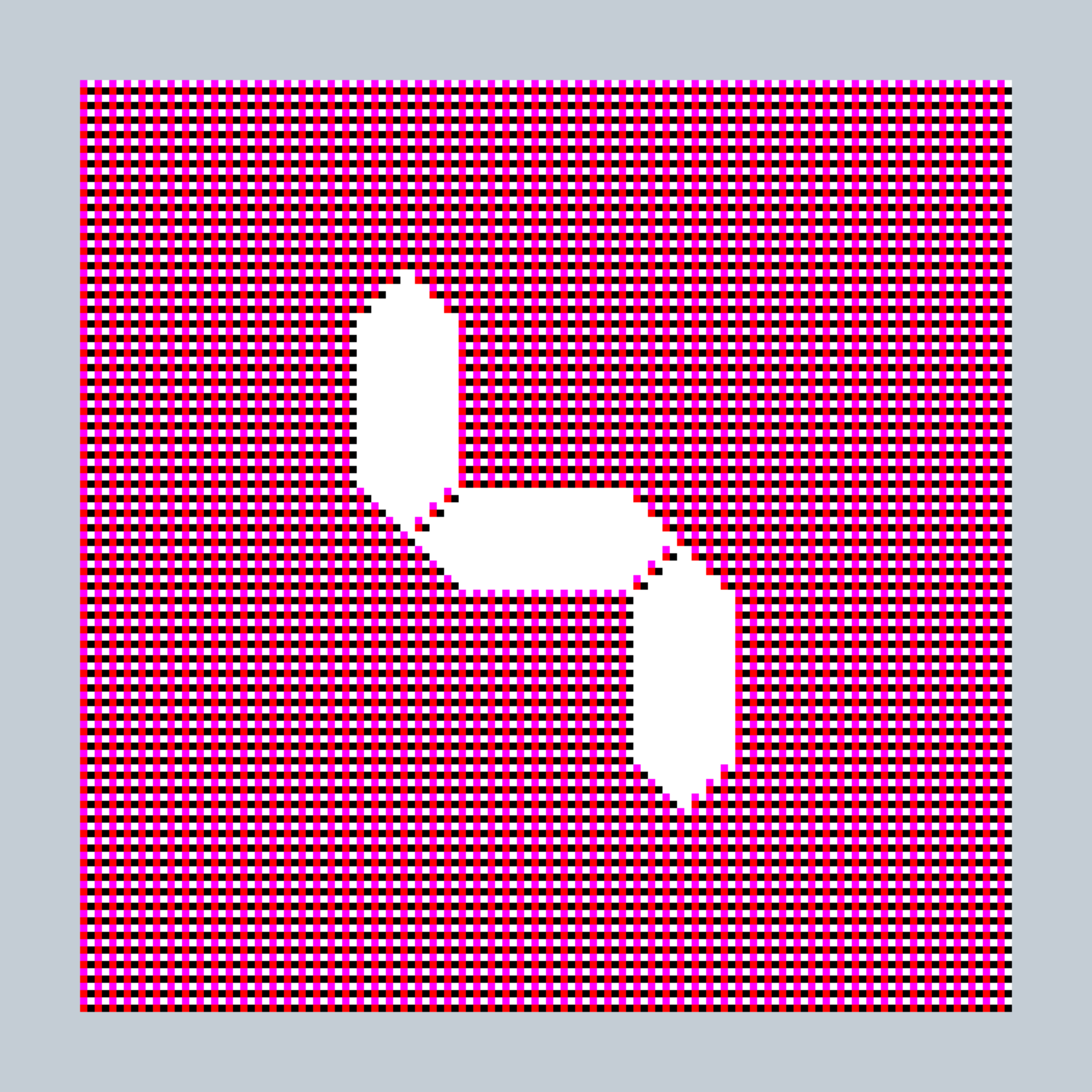 Art Blocks - Art Blocks v2 - 27-Bit Digital #35 - NFT # 21000035