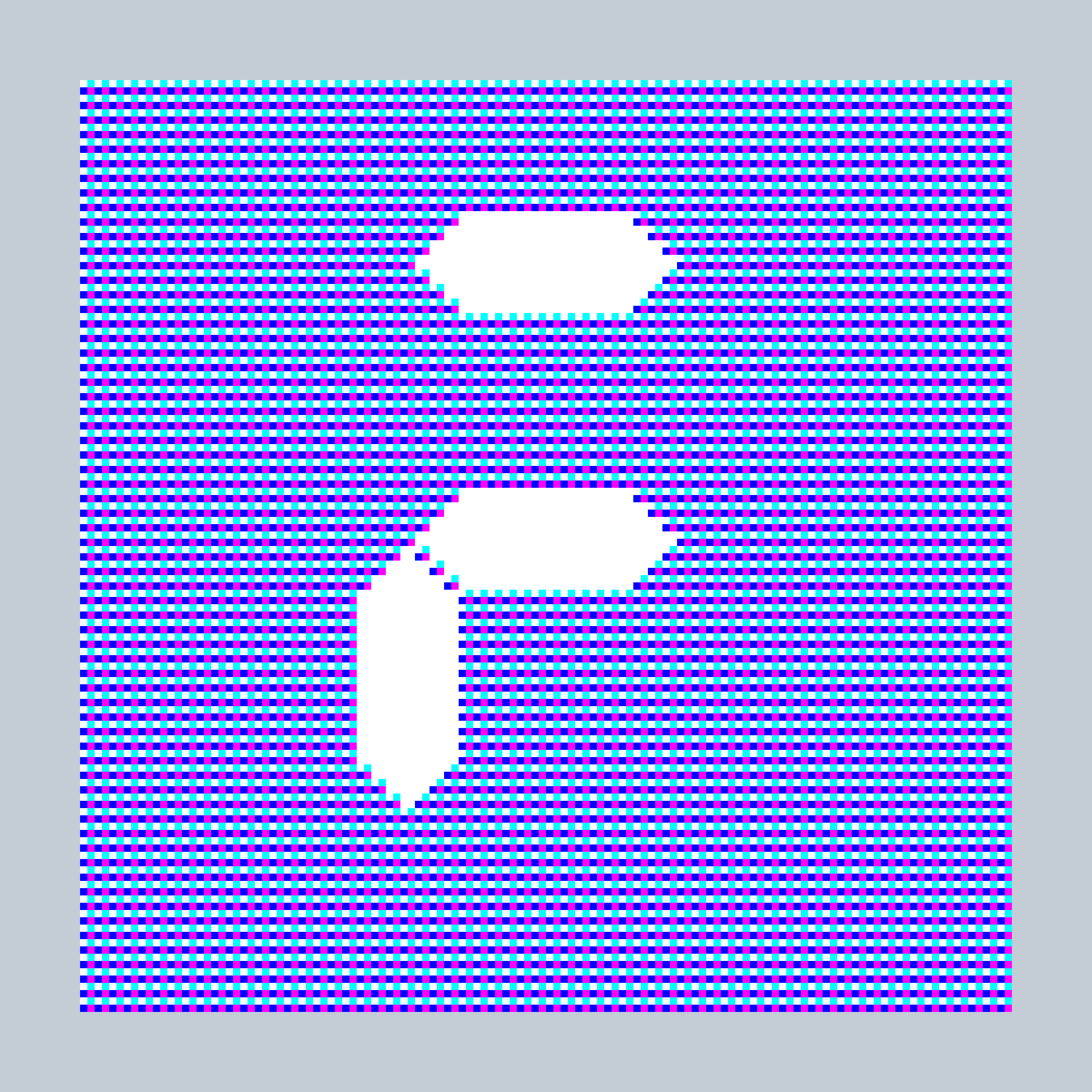 Art Blocks - Art Blocks v2 - 27-Bit Digital #41 - NFT # 21000041