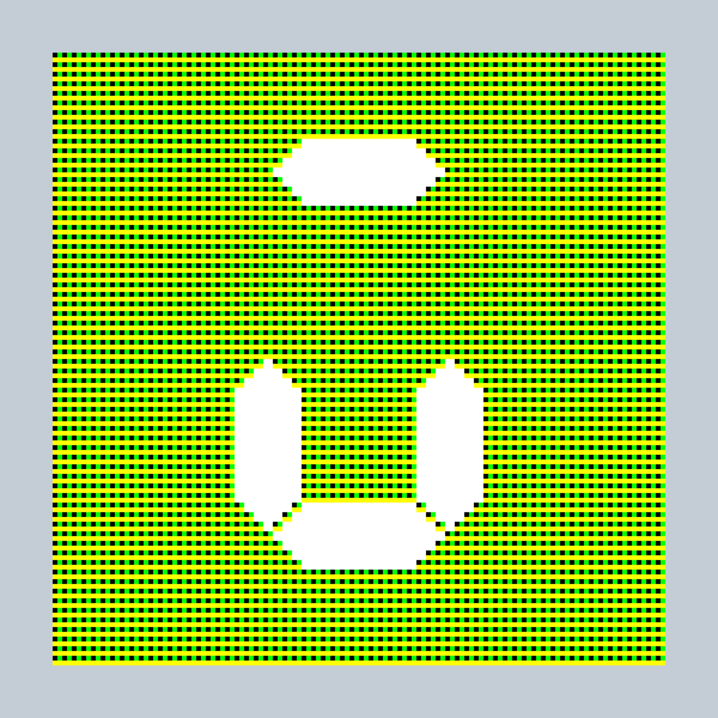 Art Blocks - Art Blocks v2 - 27-Bit Digital #45 - NFT # 21000045