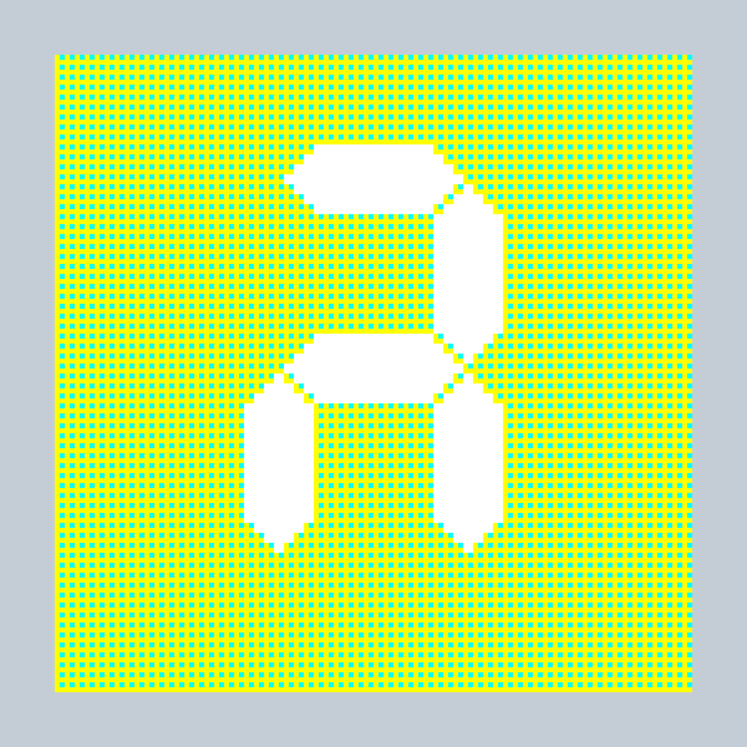 Art Blocks - Art Blocks v2 - 27-Bit Digital #46 - NFT # 21000046