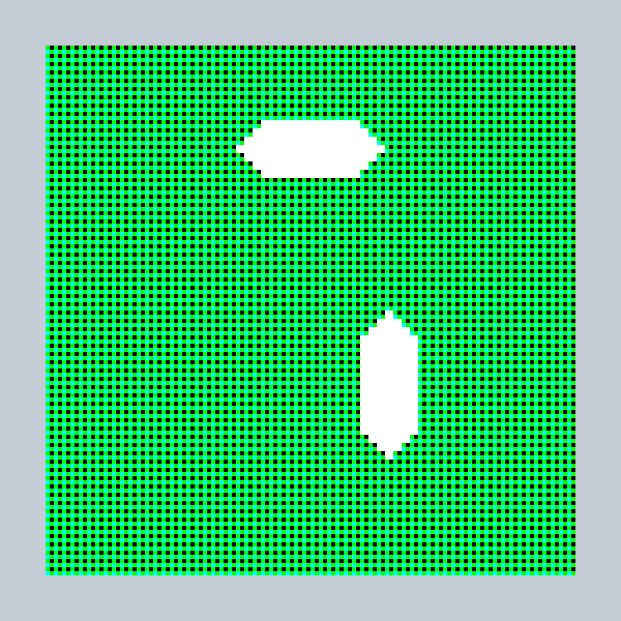 Art Blocks - Art Blocks v2 - 27-Bit Digital #48 - NFT # 21000048