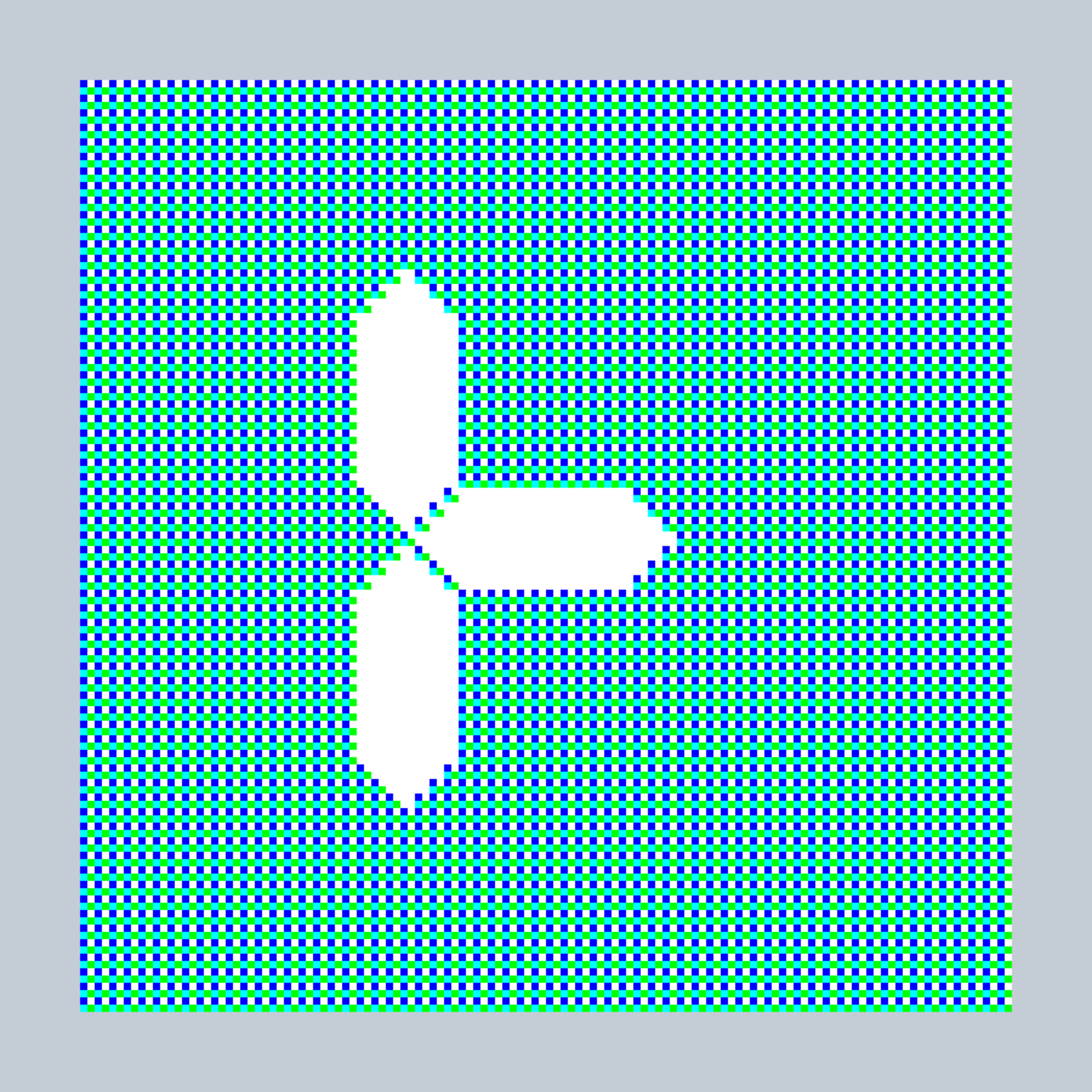 Art Blocks - Art Blocks v2 - 27-Bit Digital #62 - NFT # 21000062