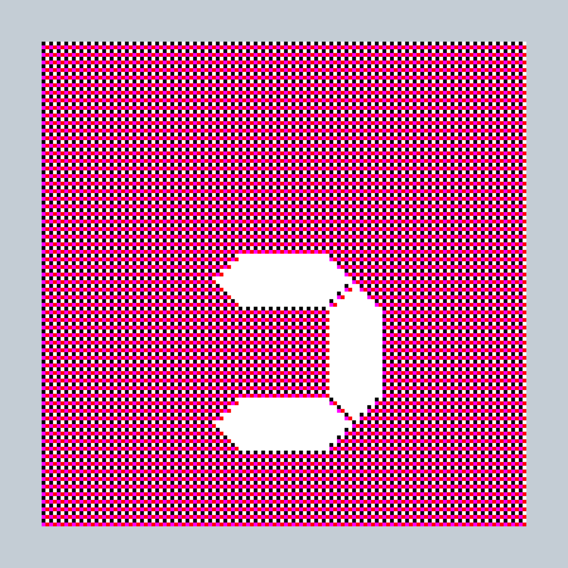 Art Blocks - Art Blocks v2 - 27-Bit Digital #69 - NFT # 21000069