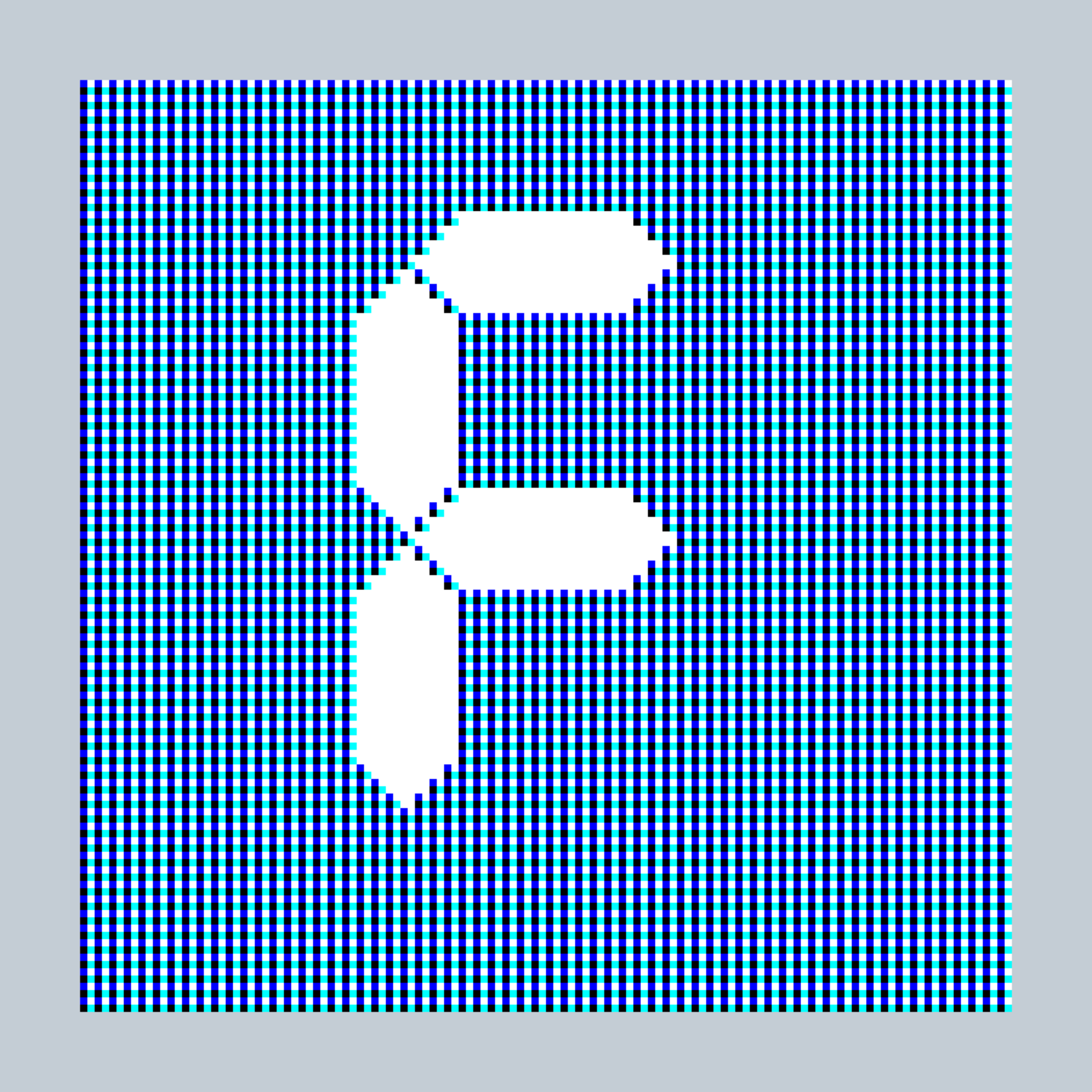 Art Blocks - Art Blocks v2 - 27-Bit Digital #70 - NFT # 21000070