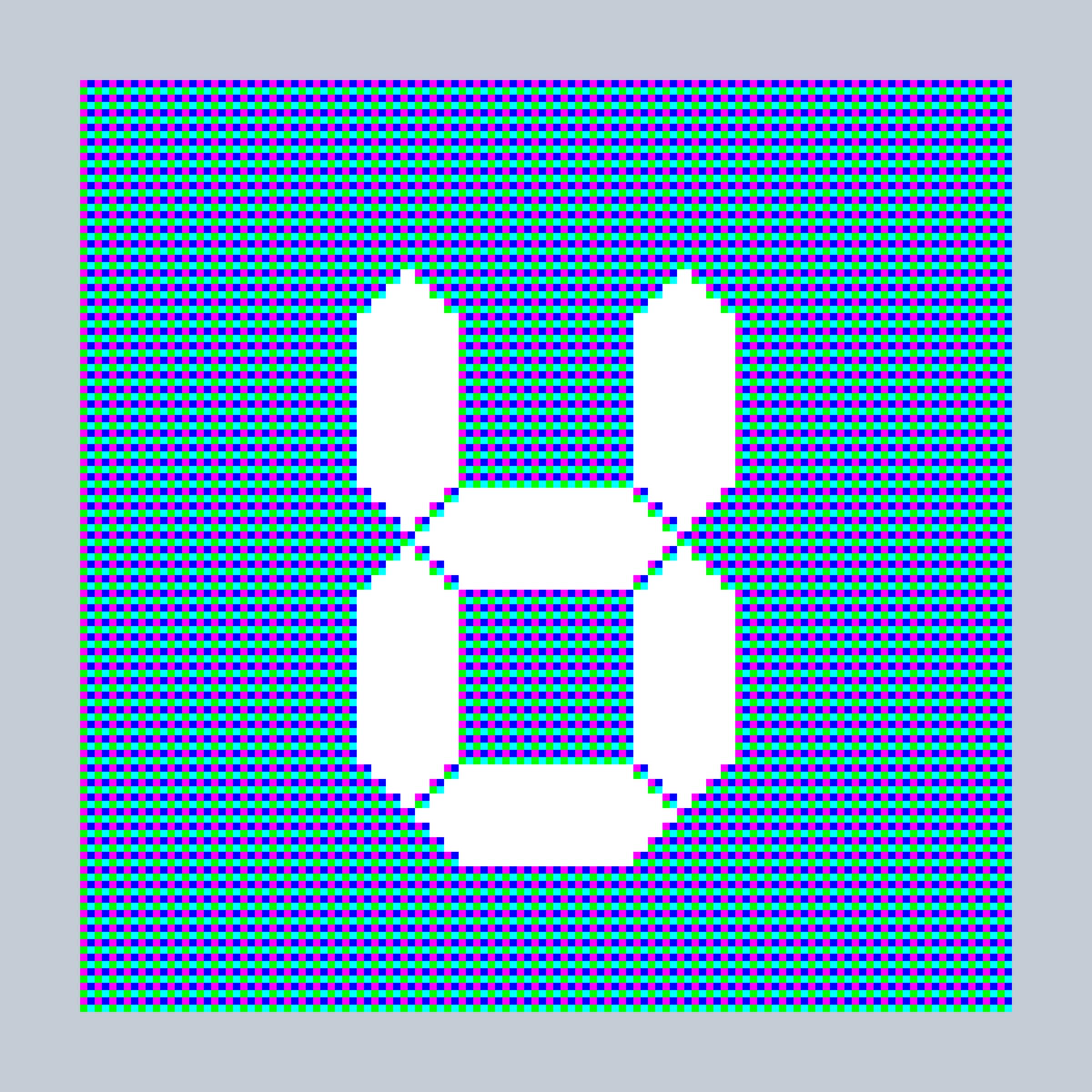 Art Blocks - Art Blocks v2 - 27-Bit Digital #71 - NFT # 21000071