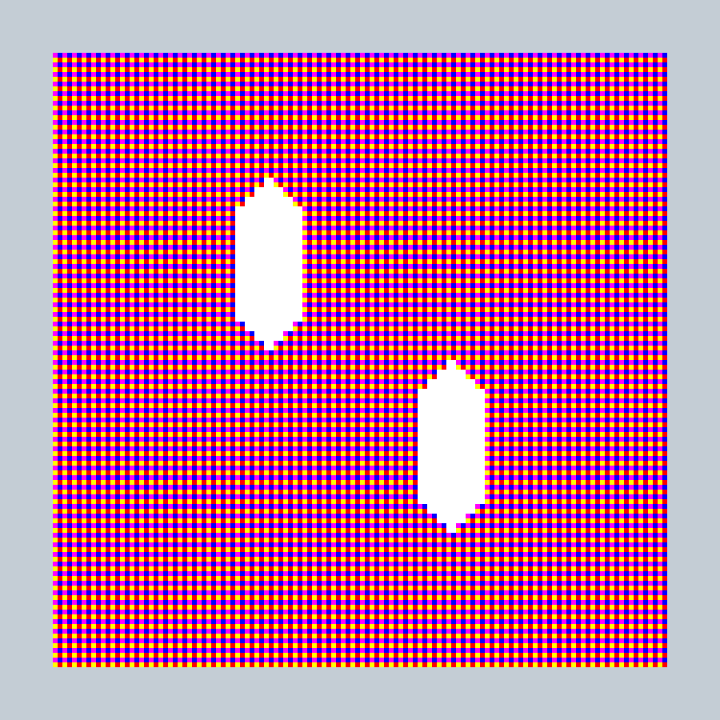 Art Blocks - Art Blocks v2 - 27-Bit Digital #72 - NFT # 21000072