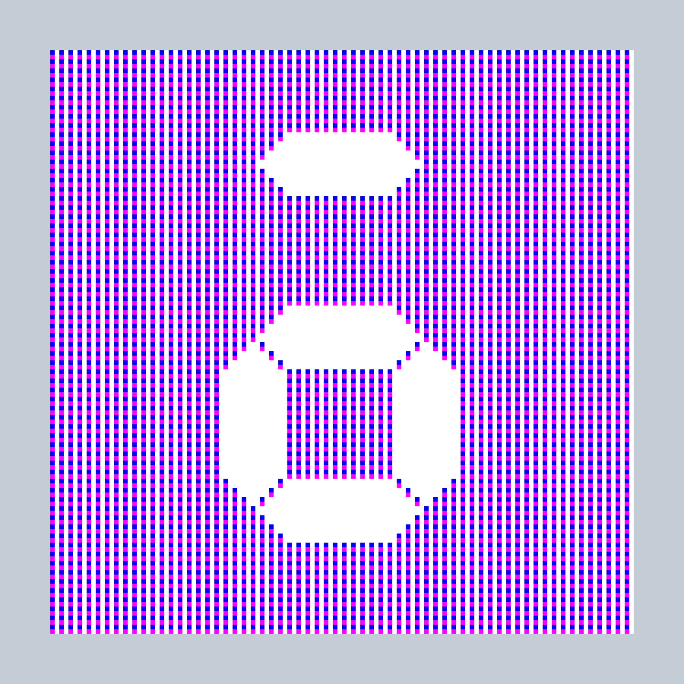 Art Blocks - Art Blocks v2 - 27-Bit Digital #73 - NFT # 21000073