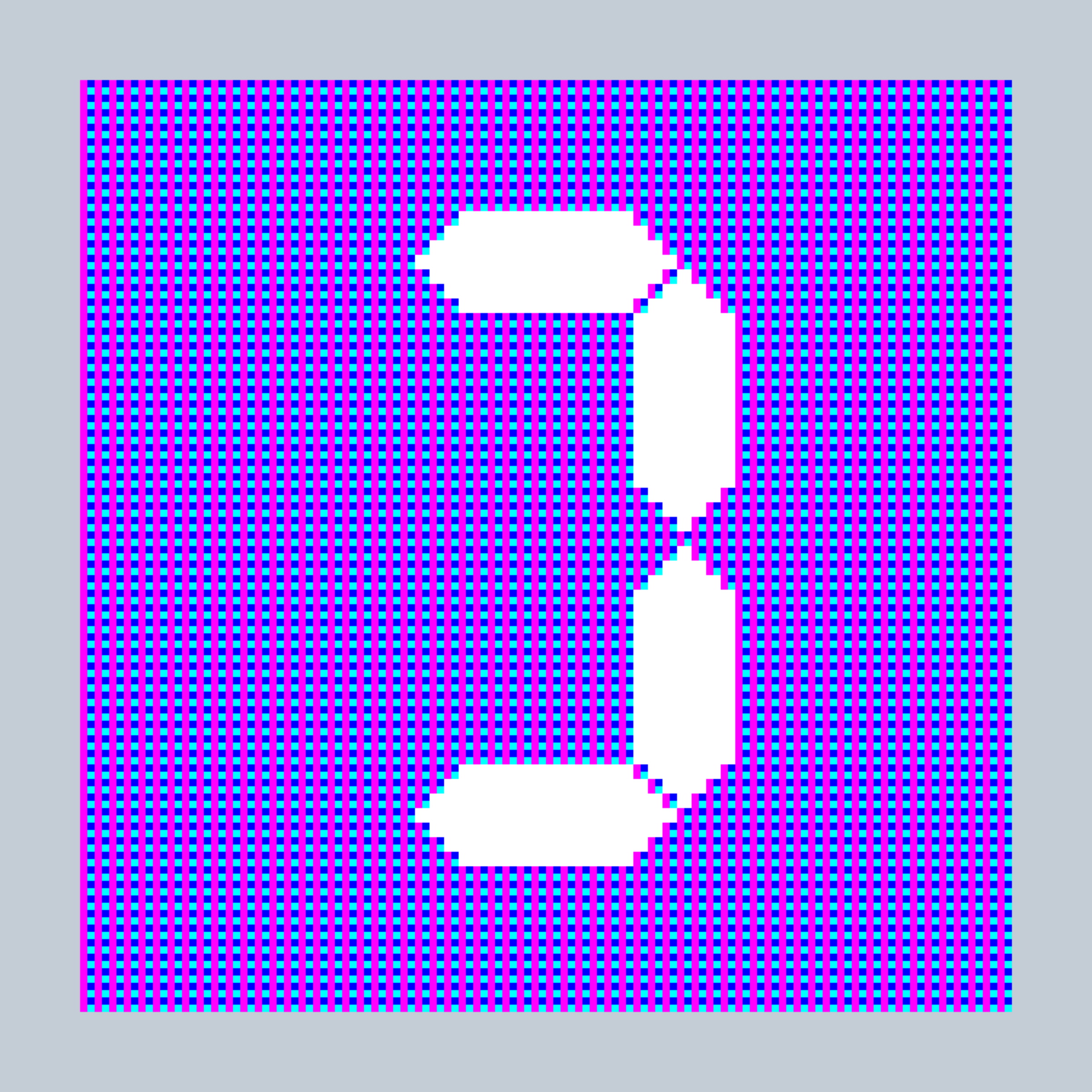 Art Blocks - Art Blocks v2 - 27-Bit Digital #75 - NFT # 21000075