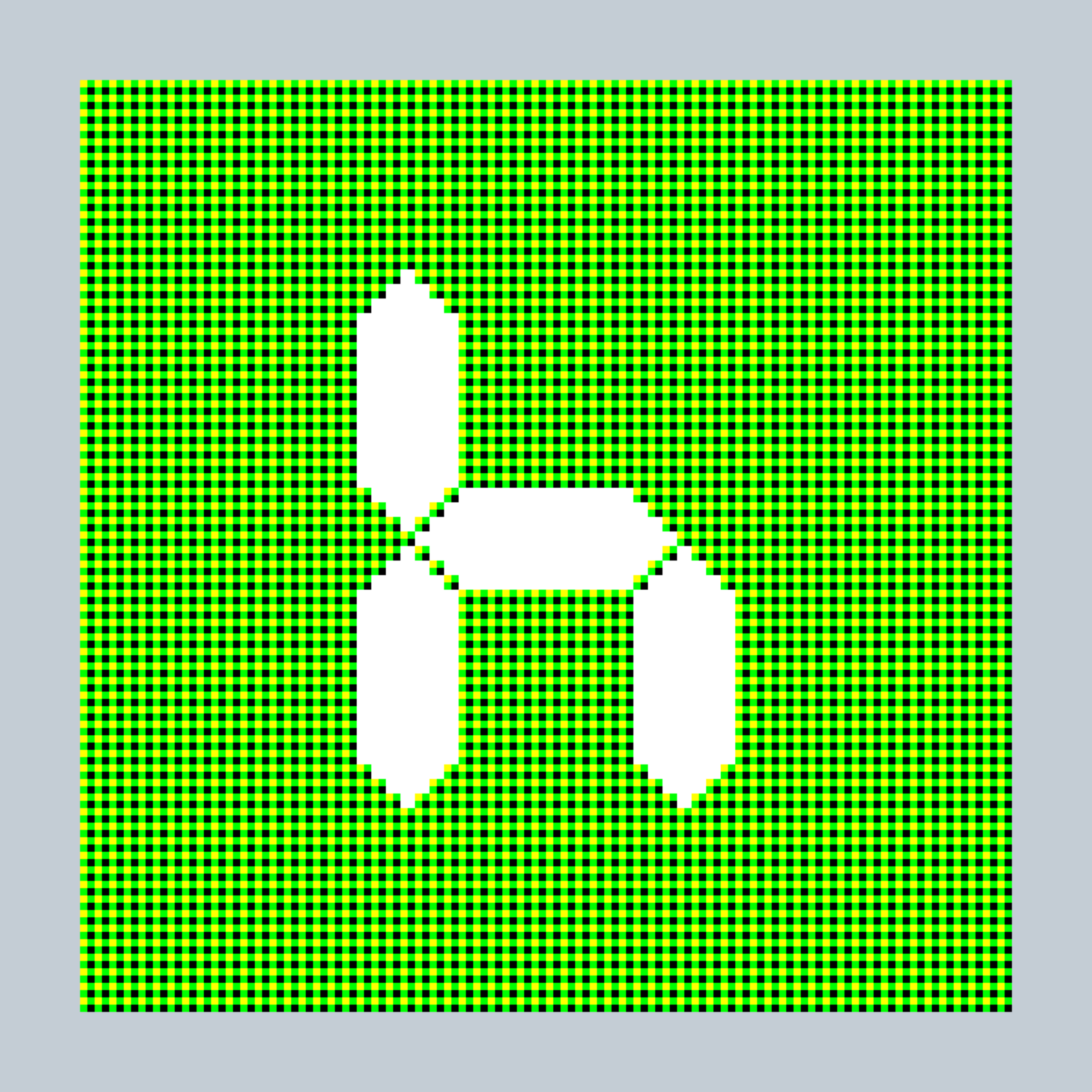 Art Blocks - Art Blocks v2 - 27-Bit Digital #77 - NFT # 21000077