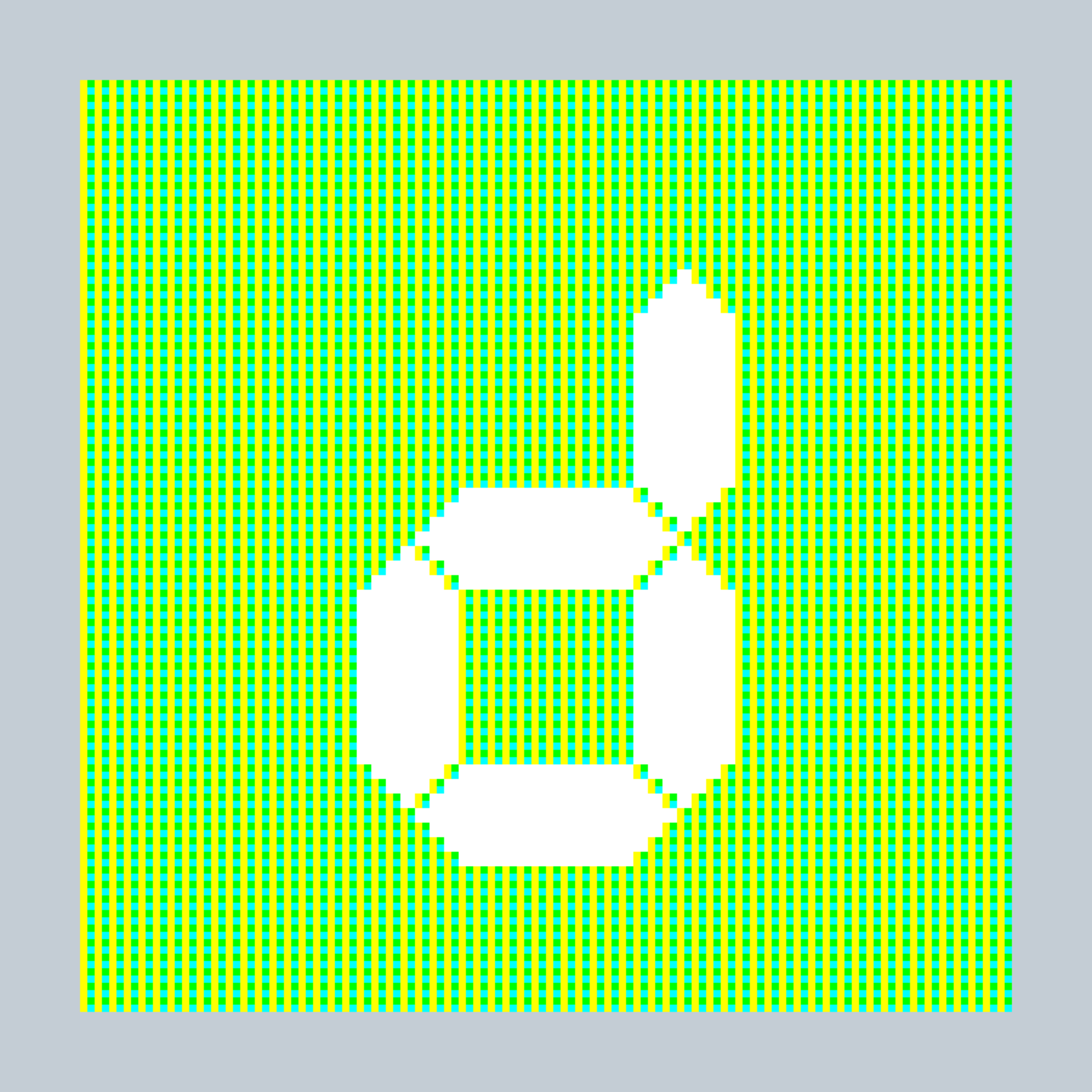 Art Blocks - Art Blocks v2 - 27-Bit Digital #86 - NFT # 21000086