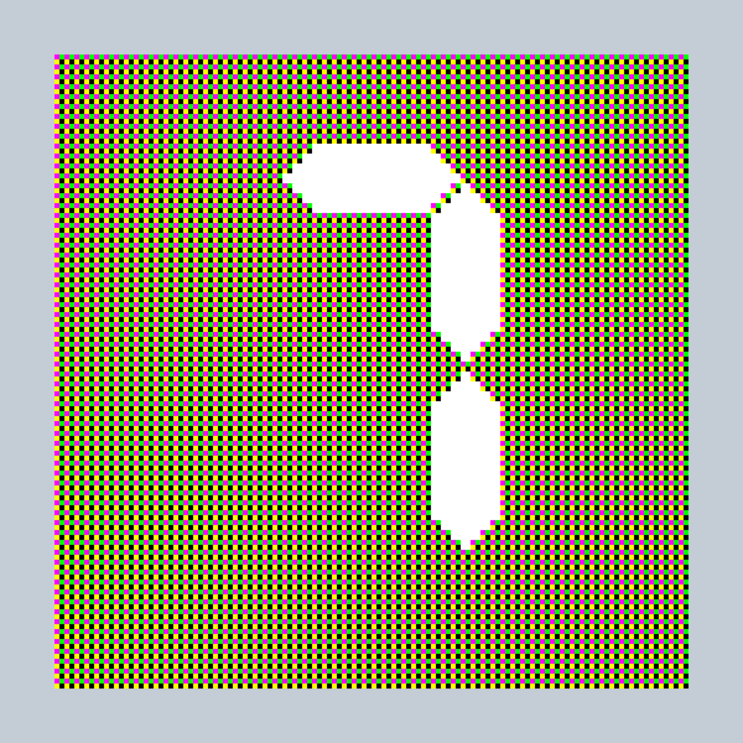 Art Blocks - Art Blocks v2 - 27-Bit Digital #94 - NFT # 21000094