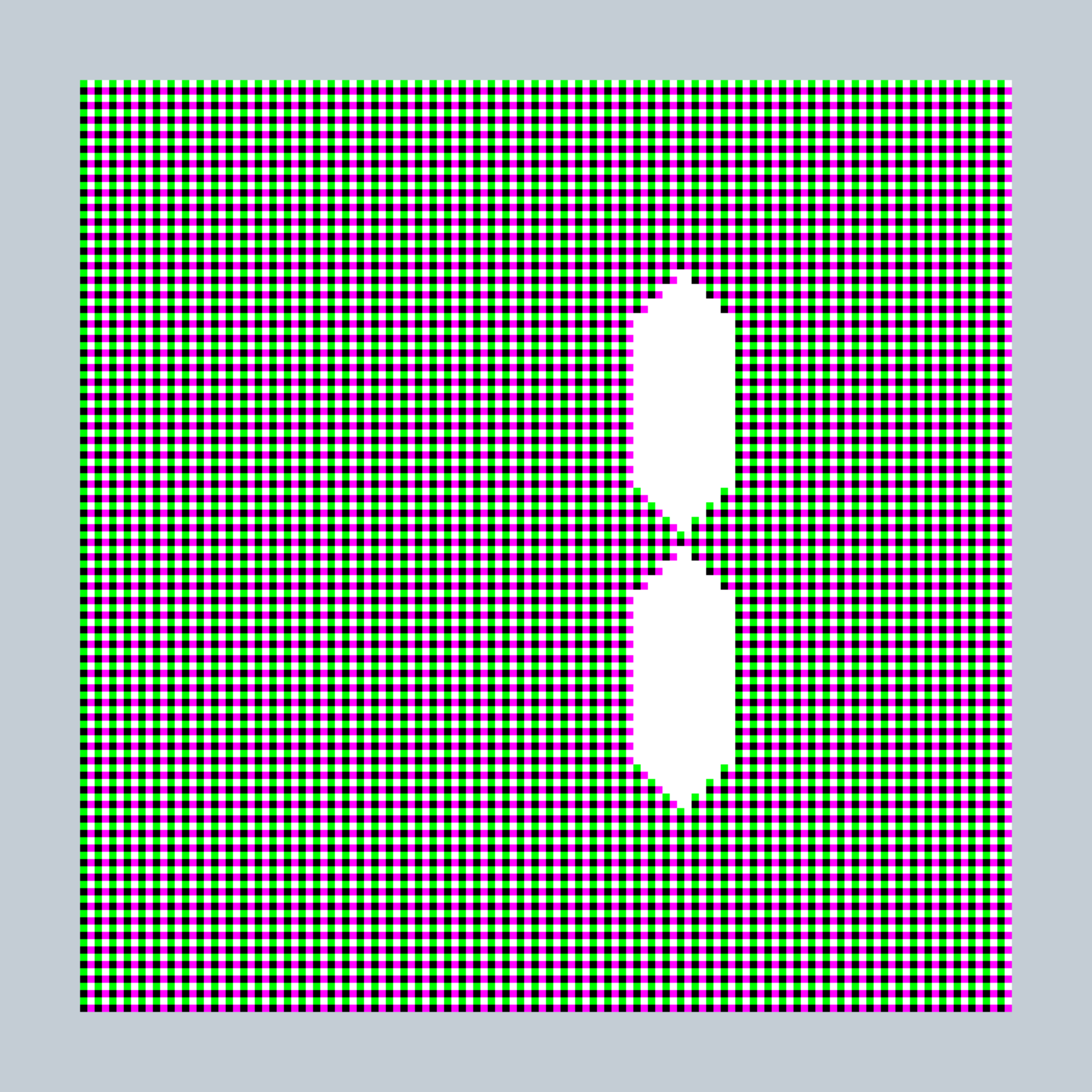 Art Blocks - Art Blocks v2 - 27-Bit Digital #96 - NFT # 21000096