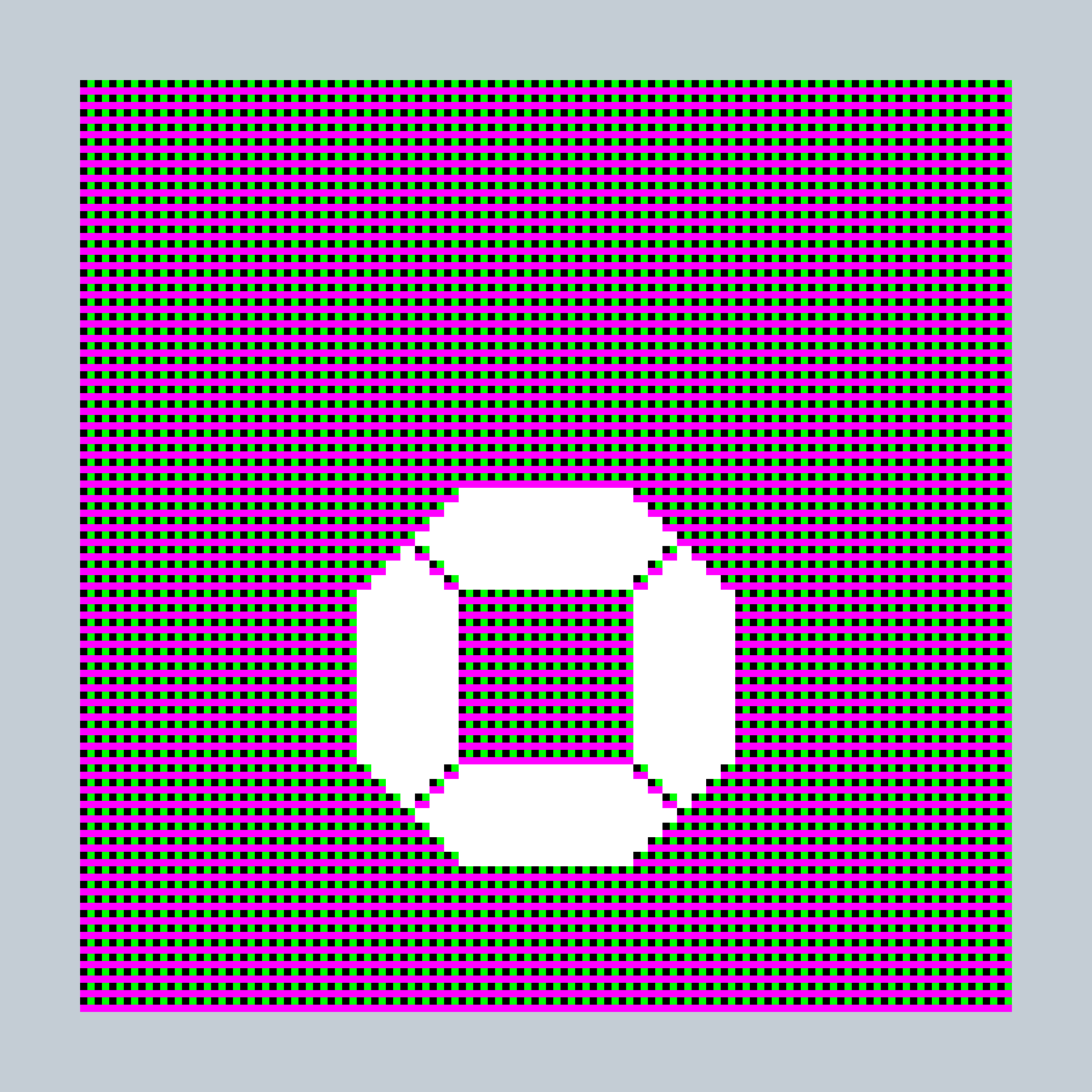 Art Blocks - Art Blocks v2 - 27-Bit Digital #98 - NFT # 21000098