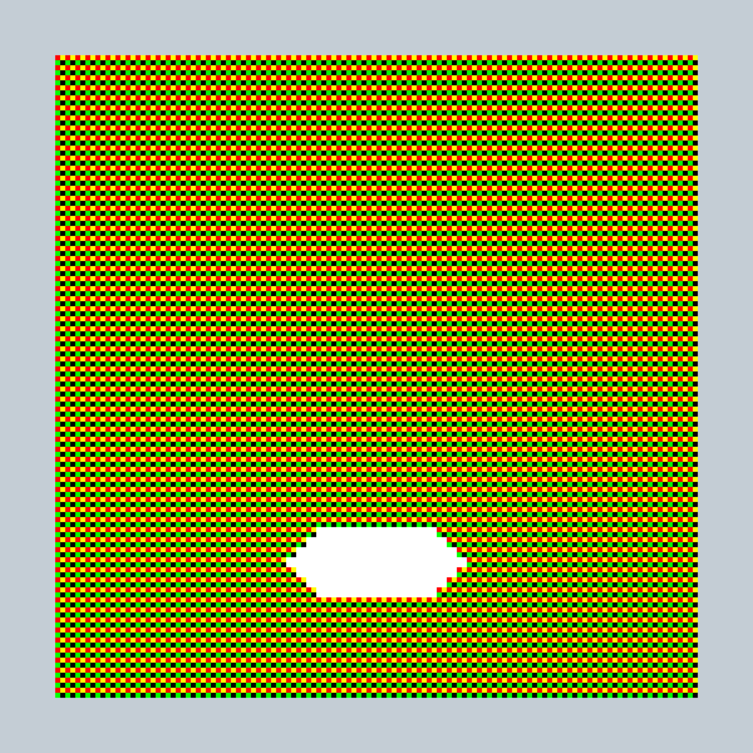 Art Blocks - Art Blocks v2 - 27-Bit Digital #104 - NFT # 21000104