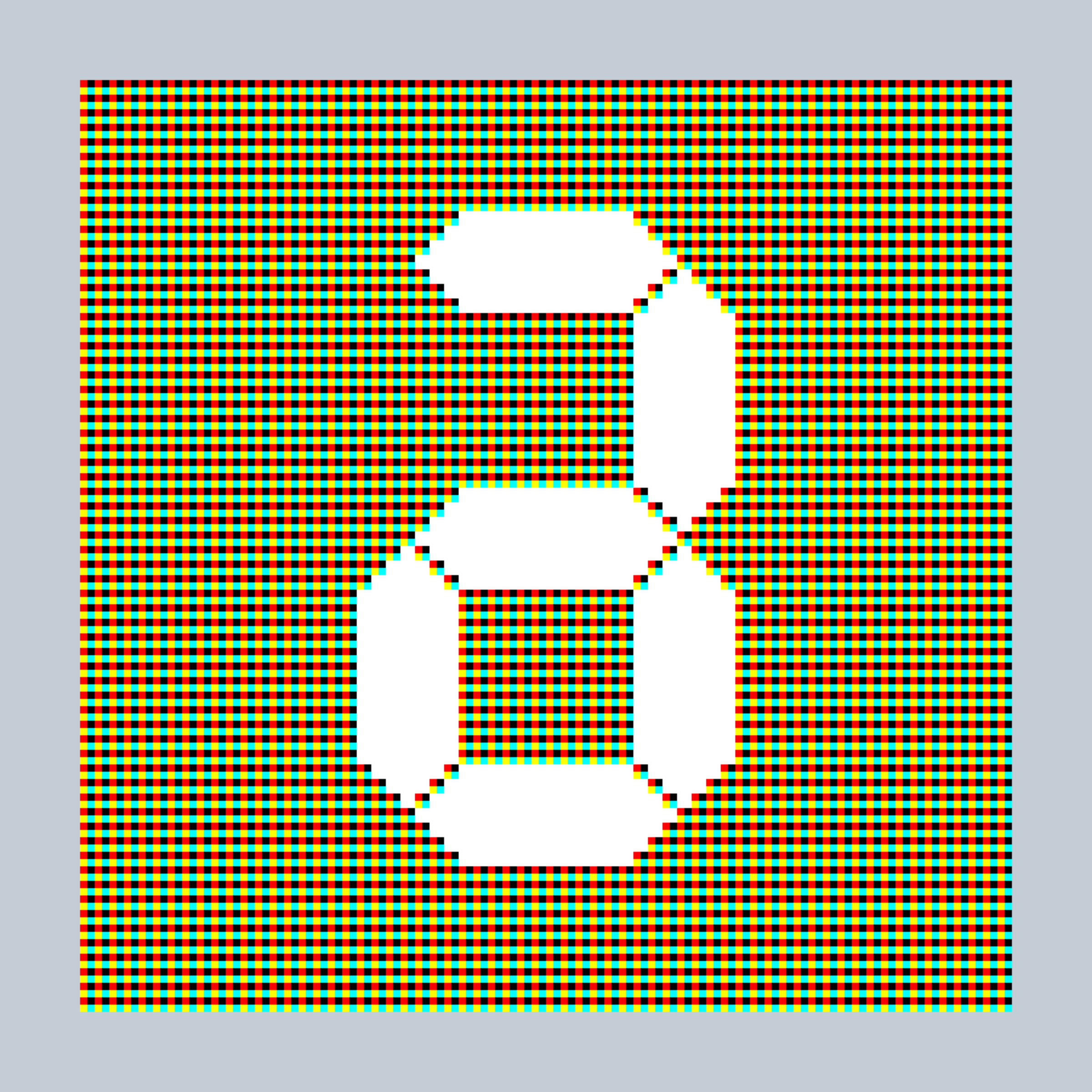 Art Blocks - Art Blocks v2 - 27-Bit Digital #106 - NFT # 21000106