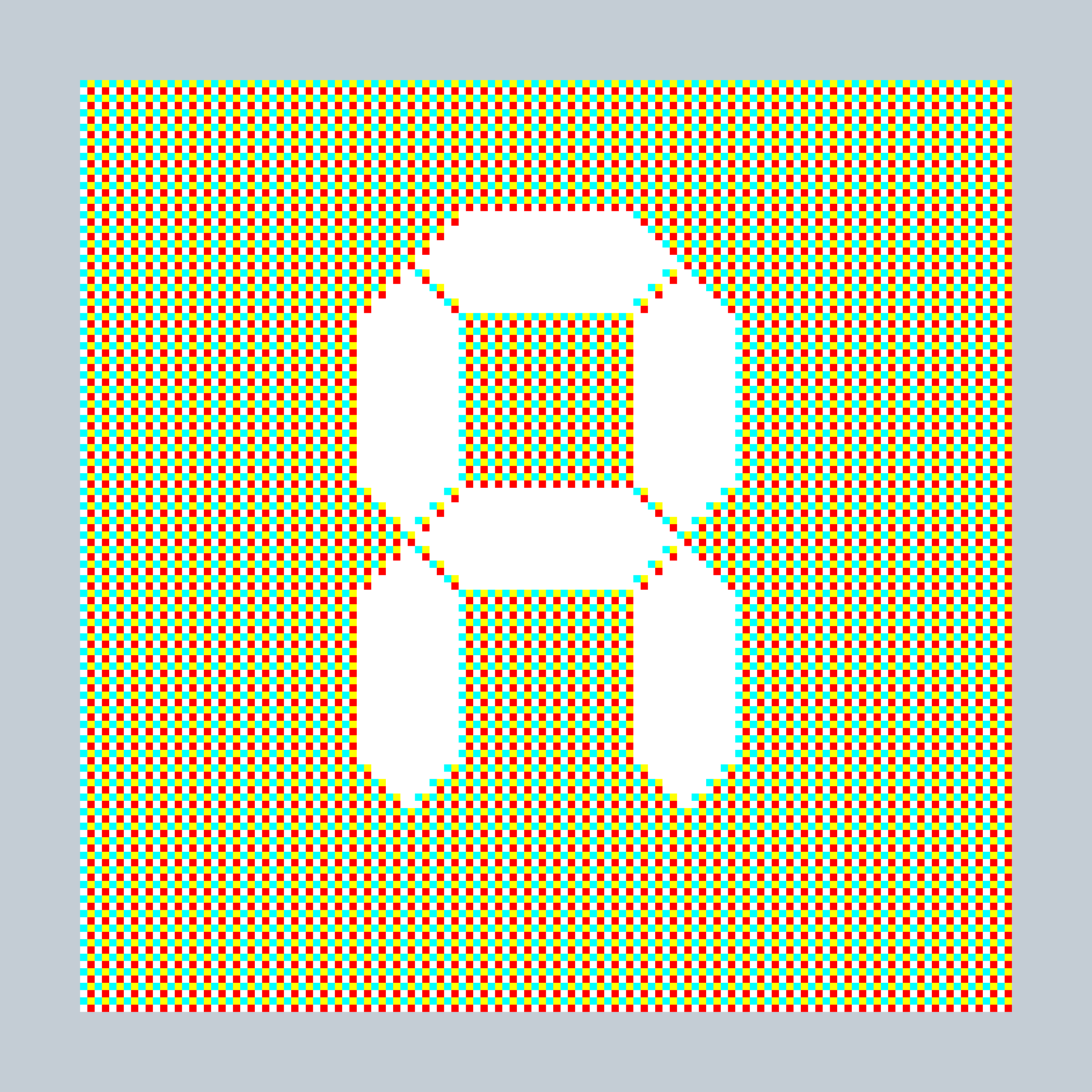 Art Blocks - Art Blocks v2 - 27-Bit Digital #107 - NFT # 21000107