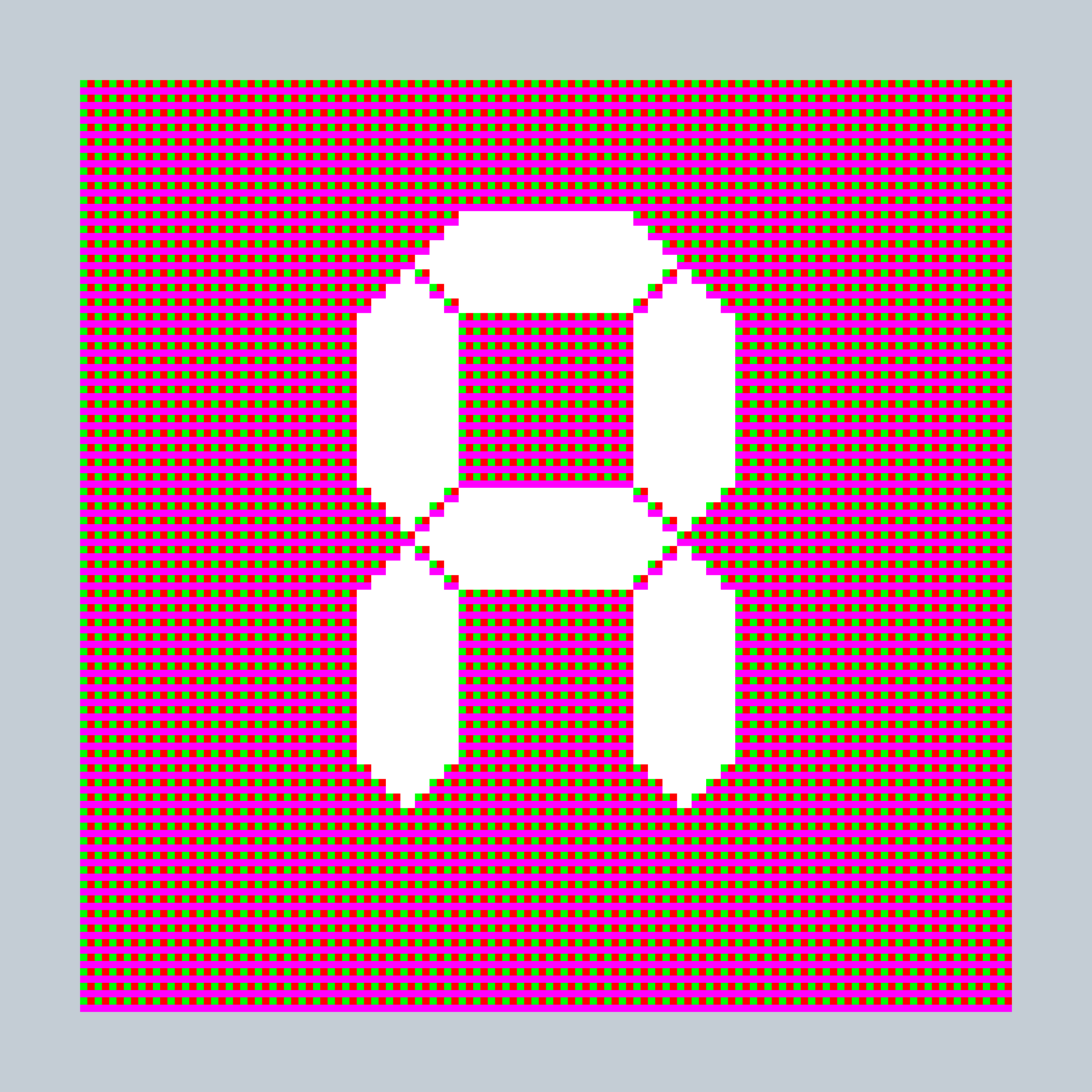 Art Blocks - Art Blocks v2 - 27-Bit Digital #117 - NFT # 21000117