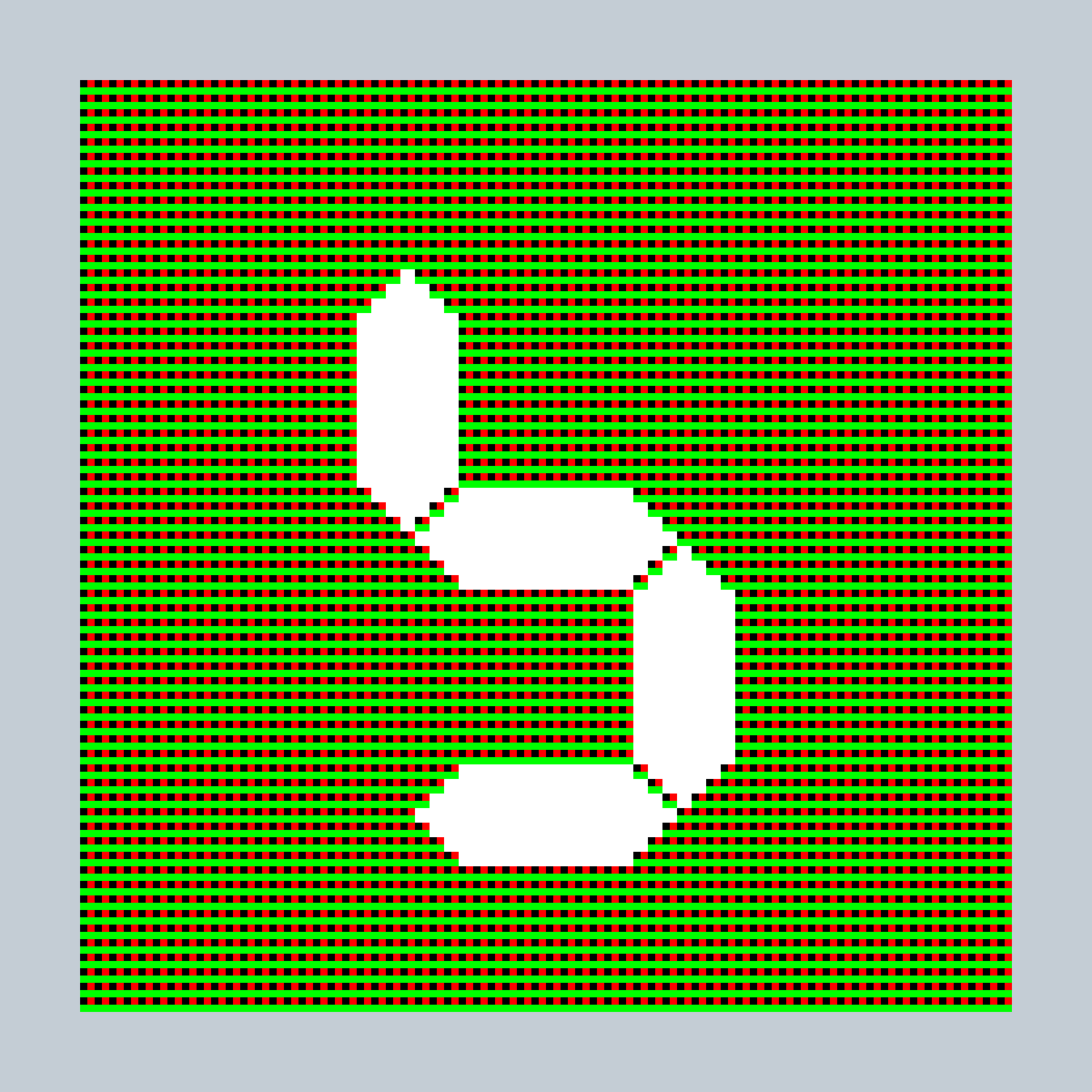 Art Blocks - Art Blocks v2 - 27-Bit Digital #122 - NFT # 21000122