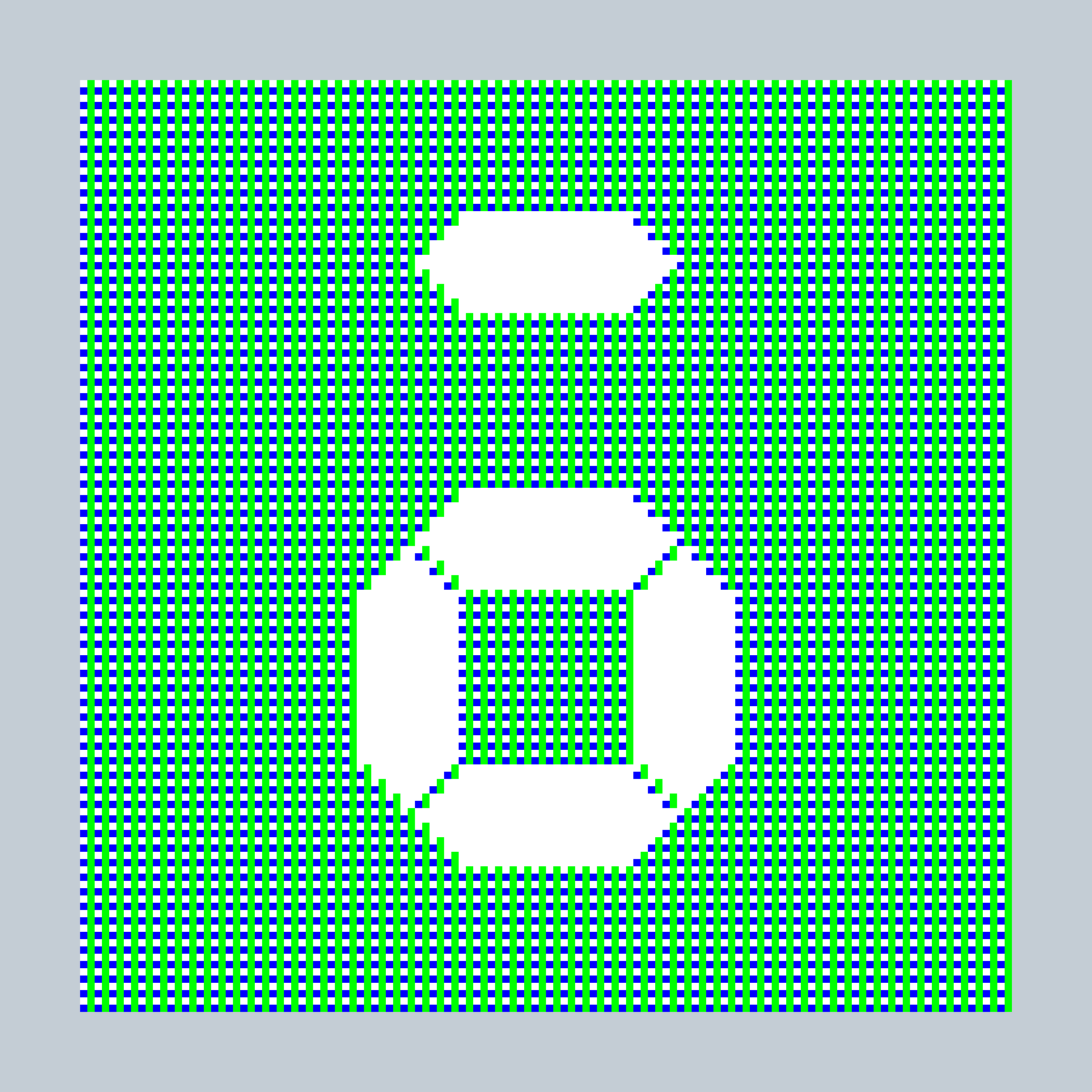 Art Blocks - Art Blocks v2 - 27-Bit Digital #123 - NFT # 21000123