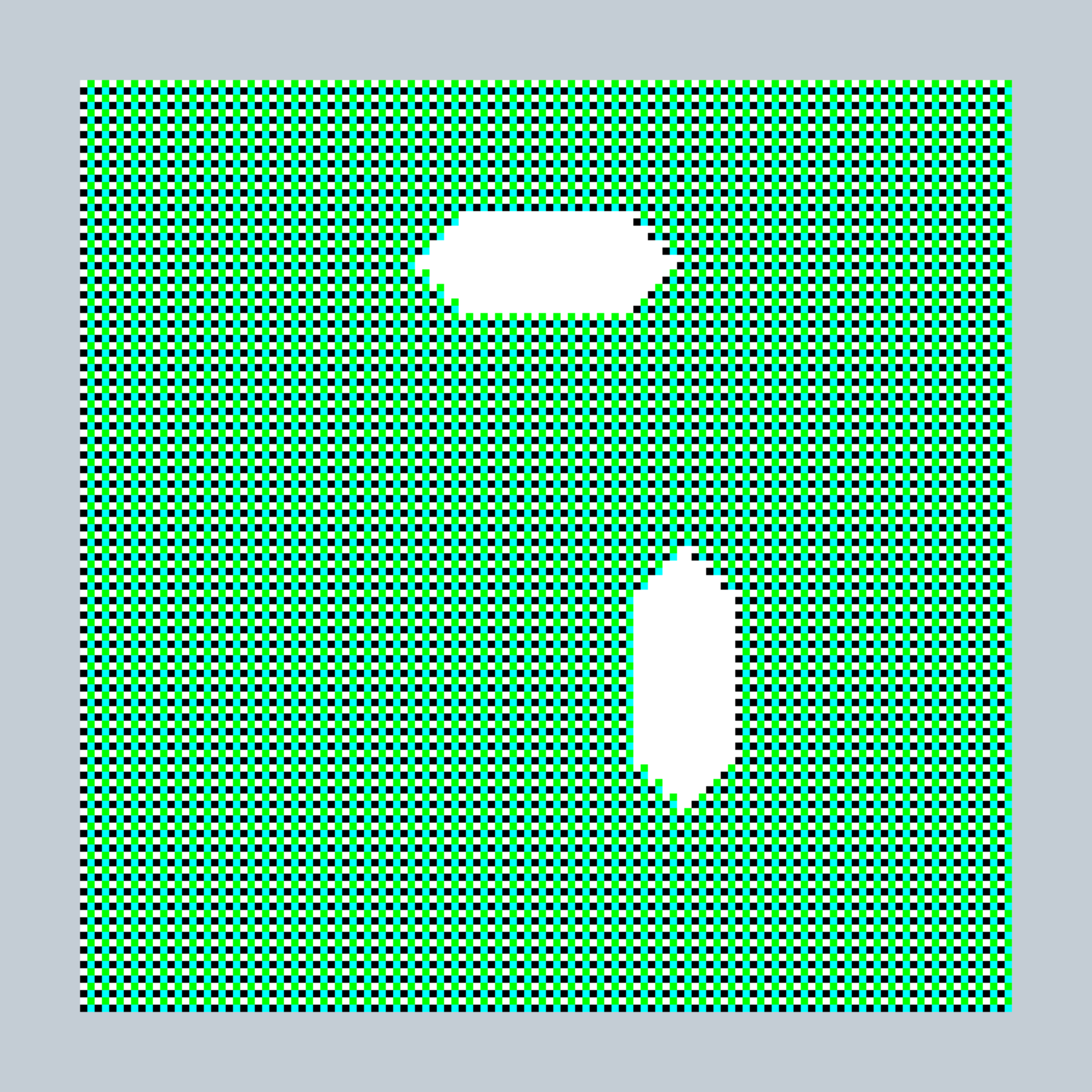 Art Blocks - Art Blocks v2 - 27-Bit Digital #126 - NFT # 21000126