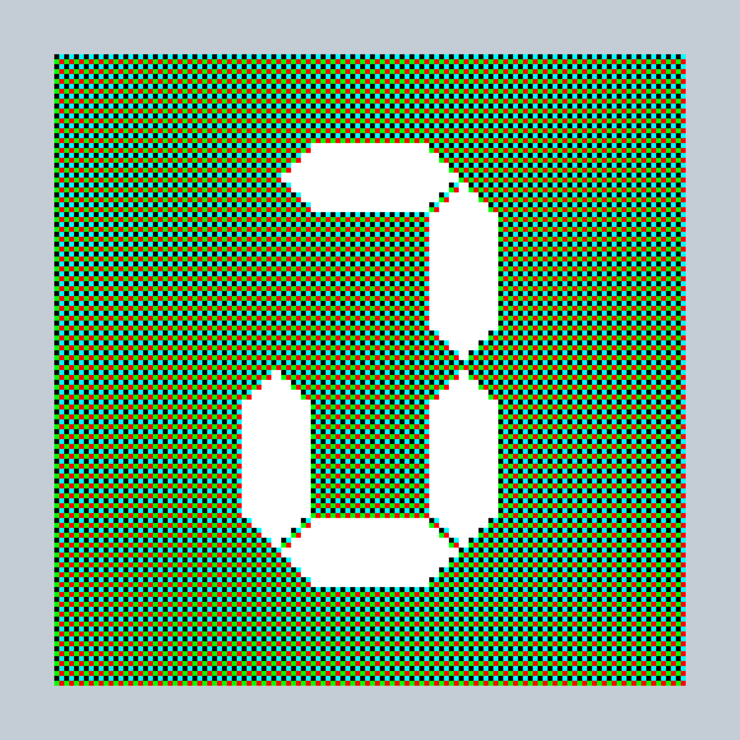 Art Blocks - Art Blocks v2 - 27-Bit Digital #130 - NFT # 21000130