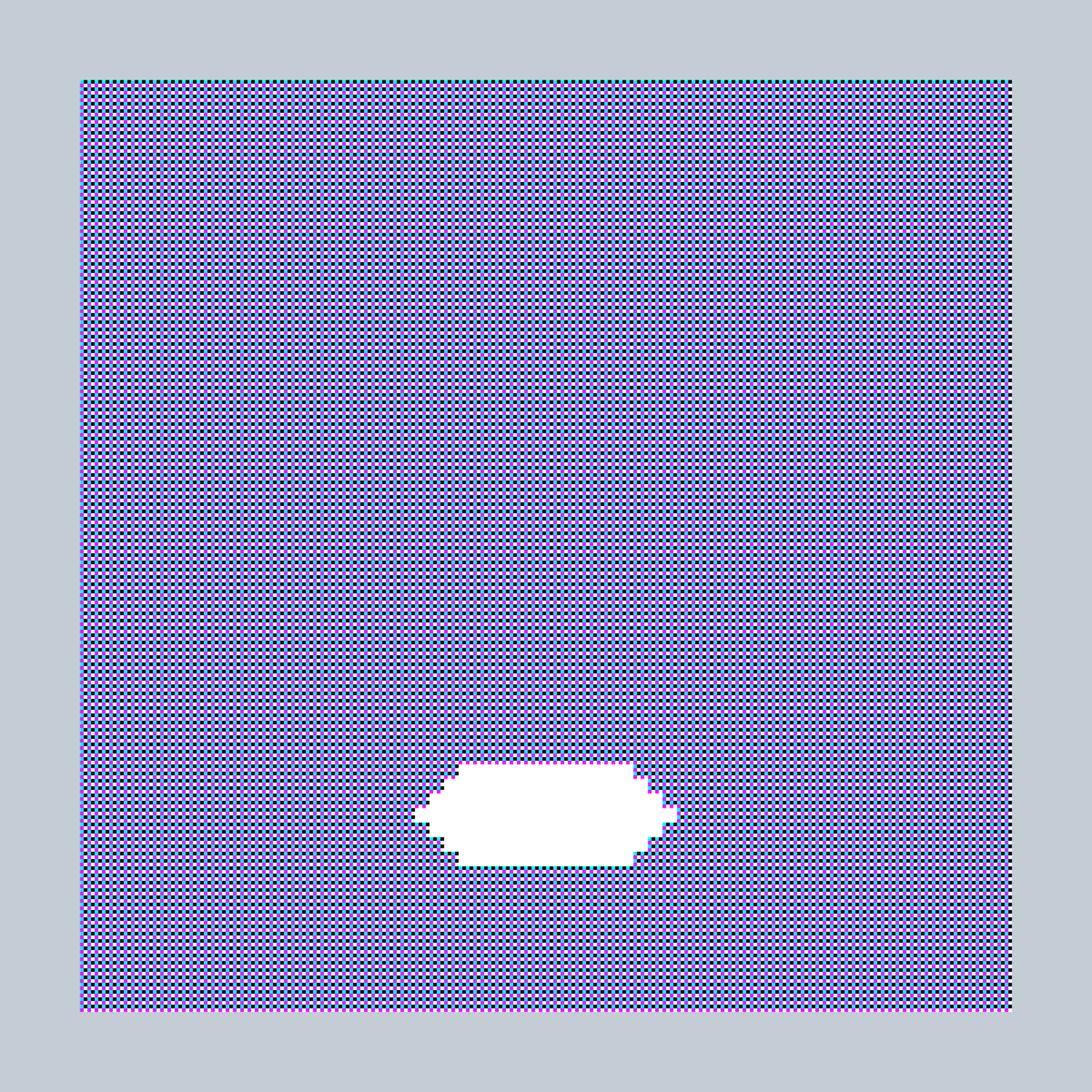 Art Blocks - Art Blocks v2 - 27-Bit Digital #132 - NFT # 21000132