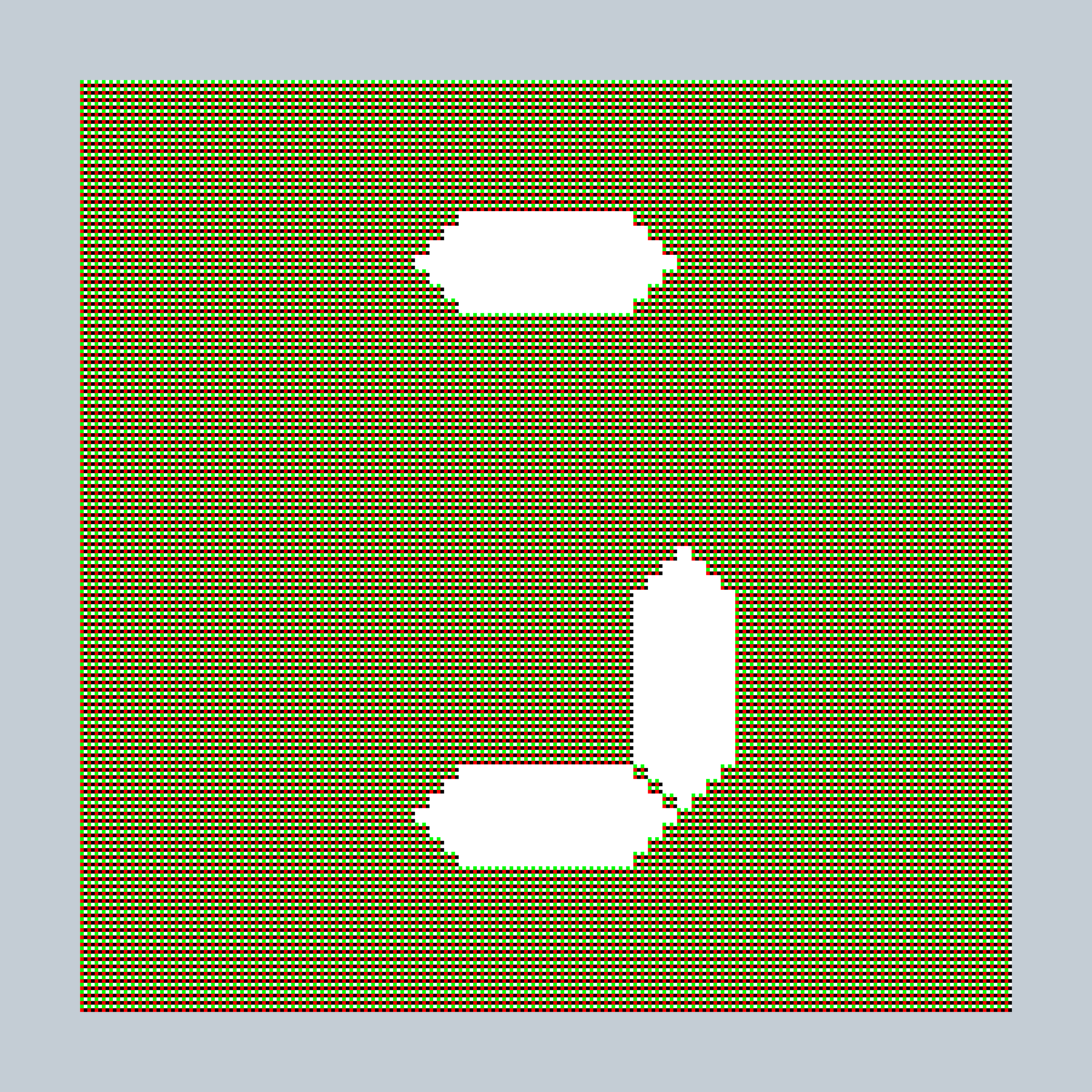 Art Blocks - Art Blocks v2 - 27-Bit Digital #135 - NFT # 21000135