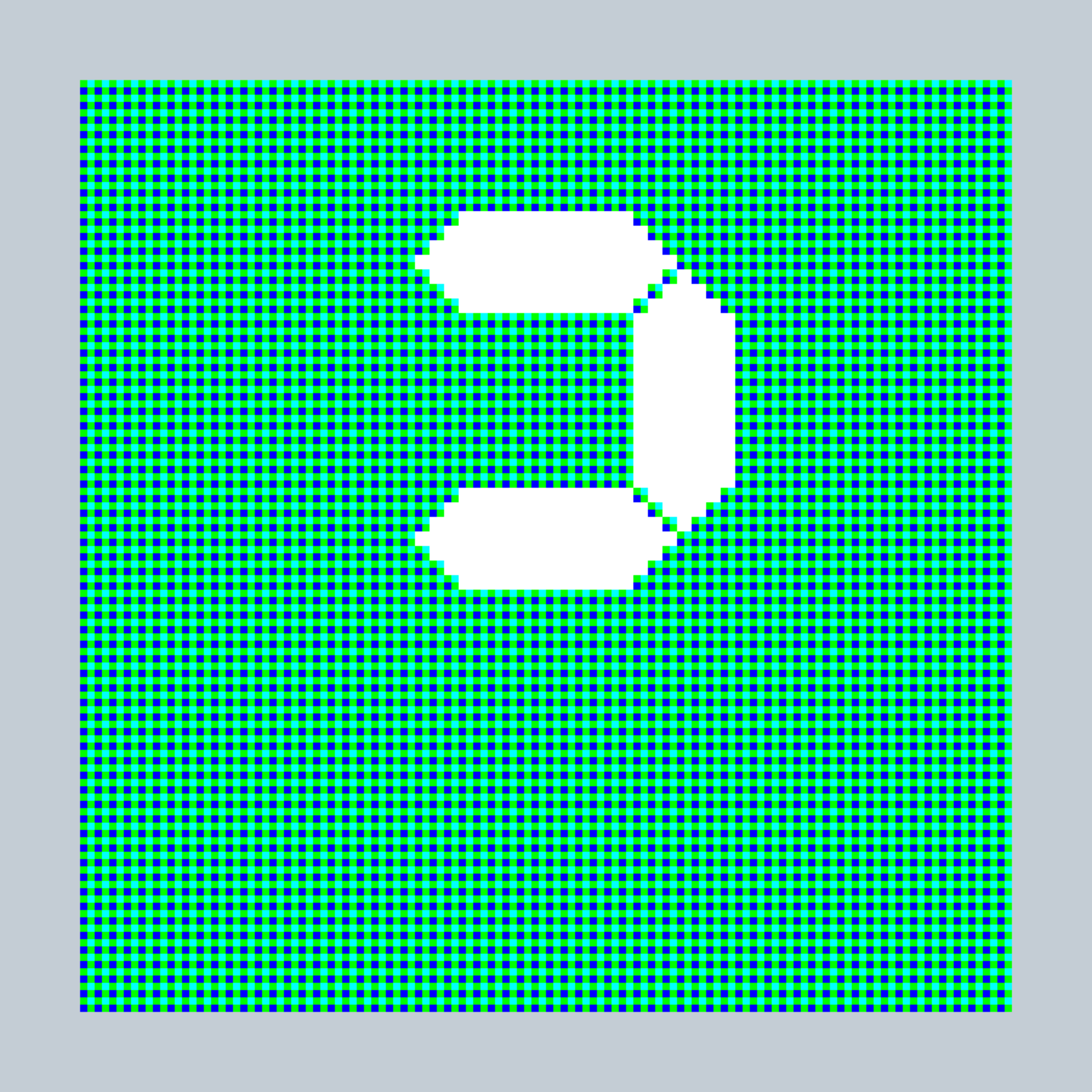 Art Blocks - Art Blocks v2 - 27-Bit Digital #136 - NFT # 21000136