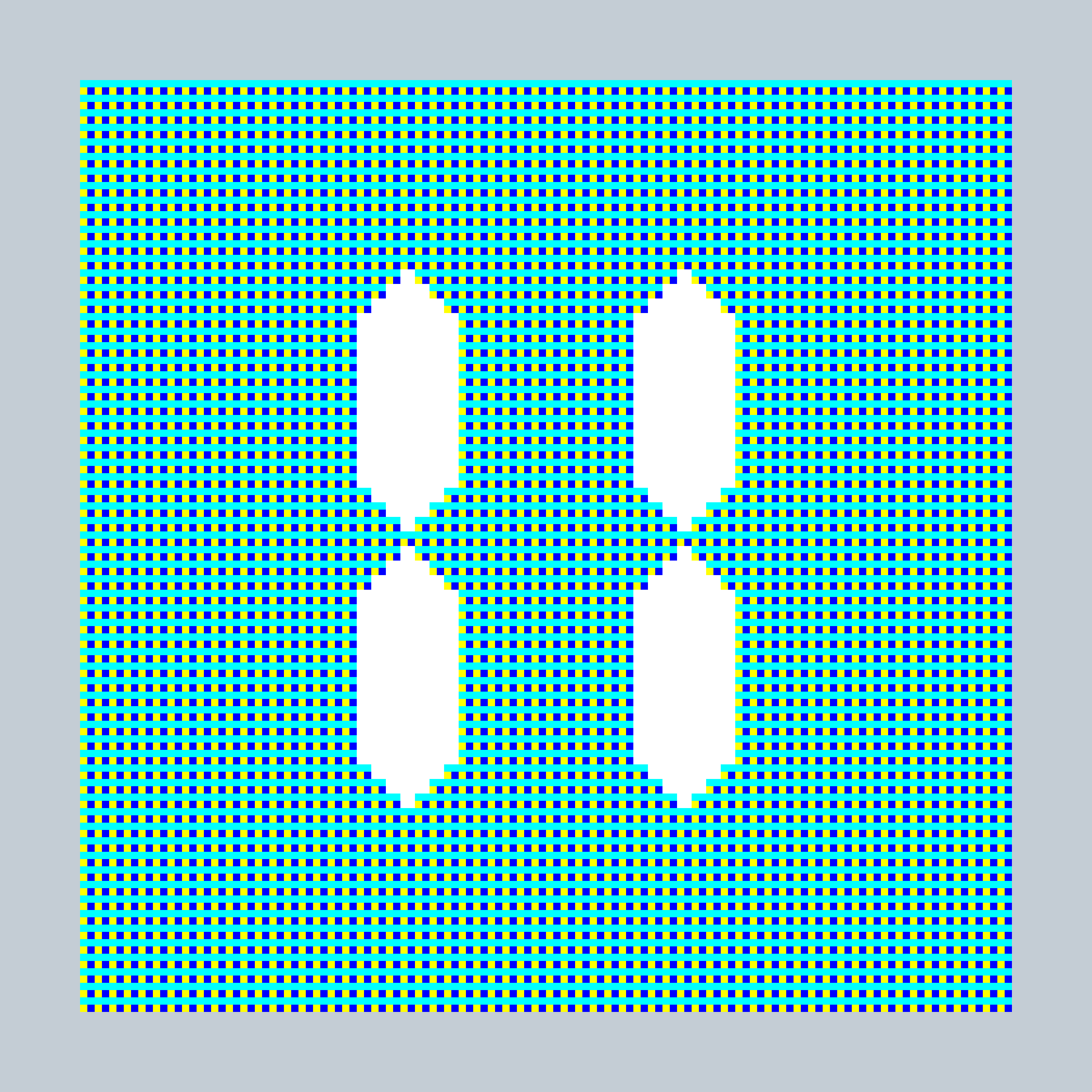 Art Blocks - Art Blocks v2 - 27-Bit Digital #142 - NFT # 21000142