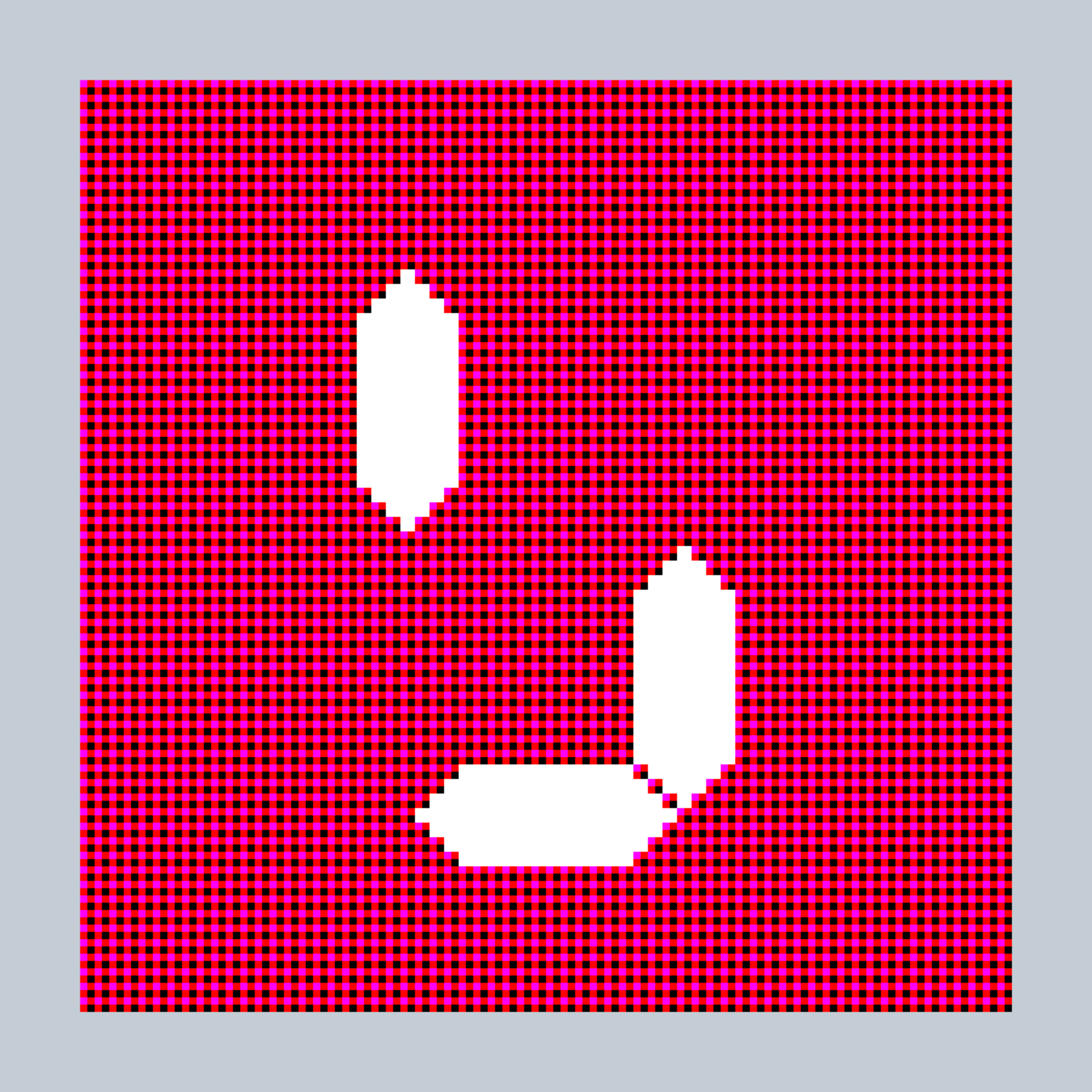 Art Blocks - Art Blocks v2 - 27-Bit Digital #147 - NFT # 21000147