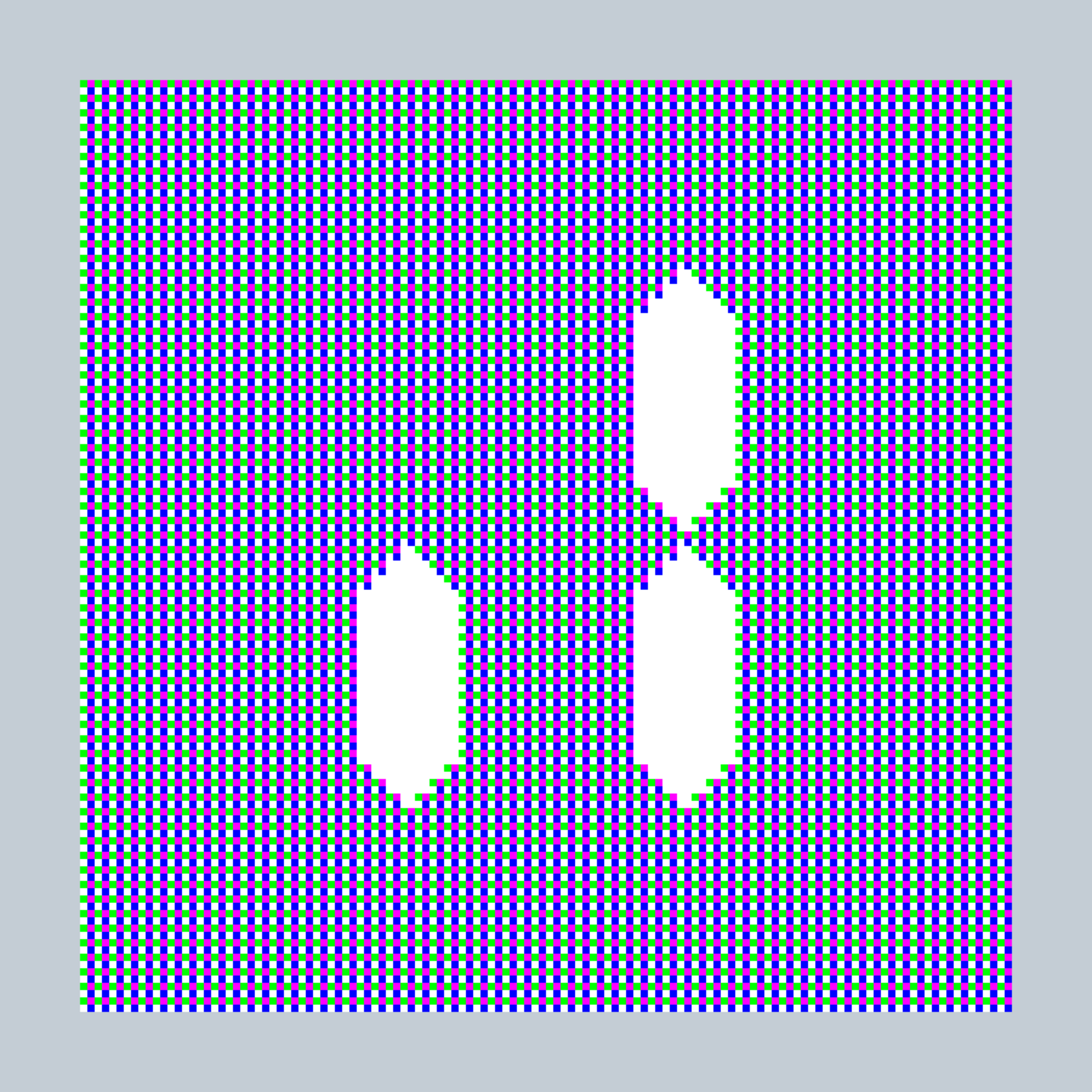 Art Blocks - Art Blocks v2 - 27-Bit Digital #148 - NFT # 21000148