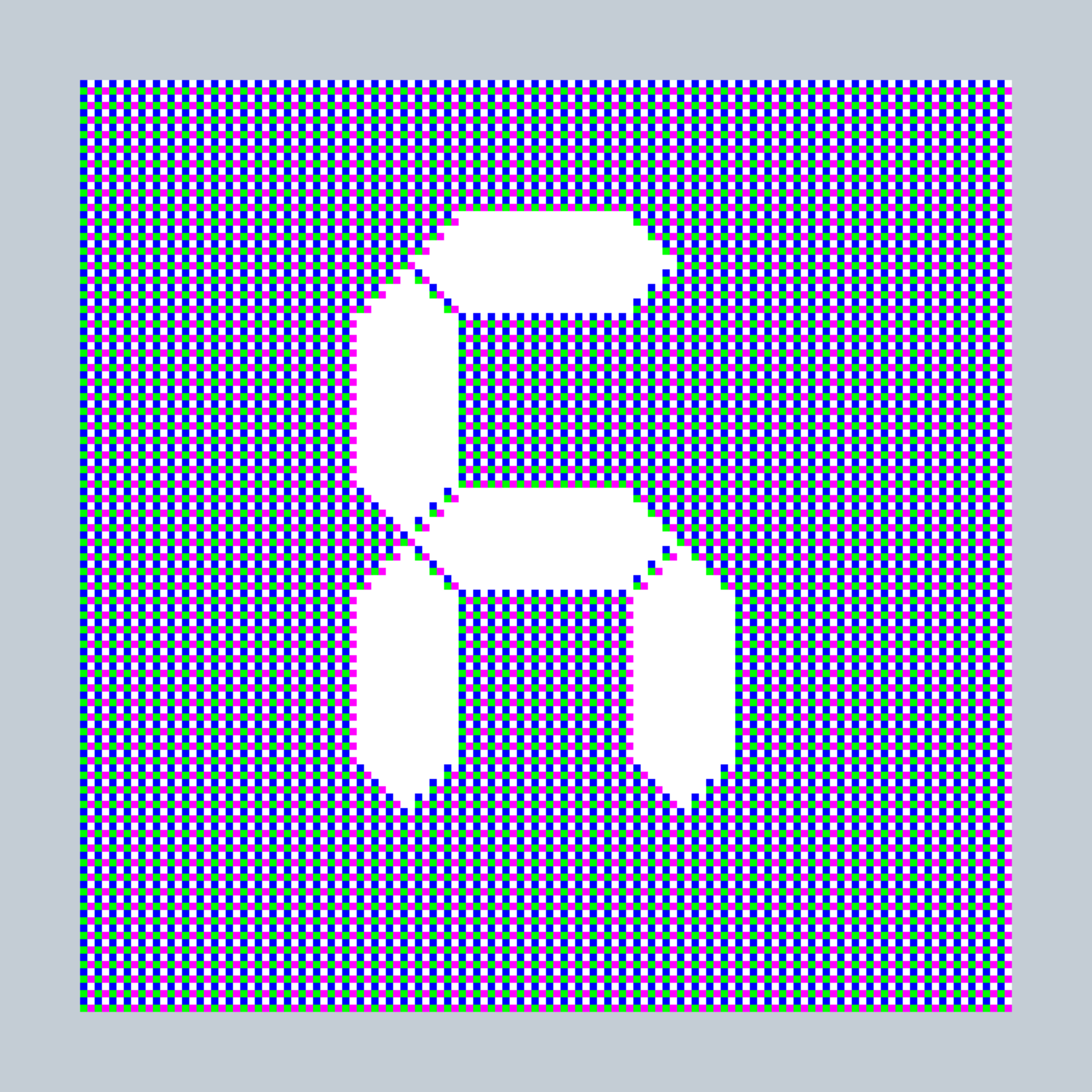 Art Blocks - Art Blocks v2 - 27-Bit Digital #149 - NFT # 21000149