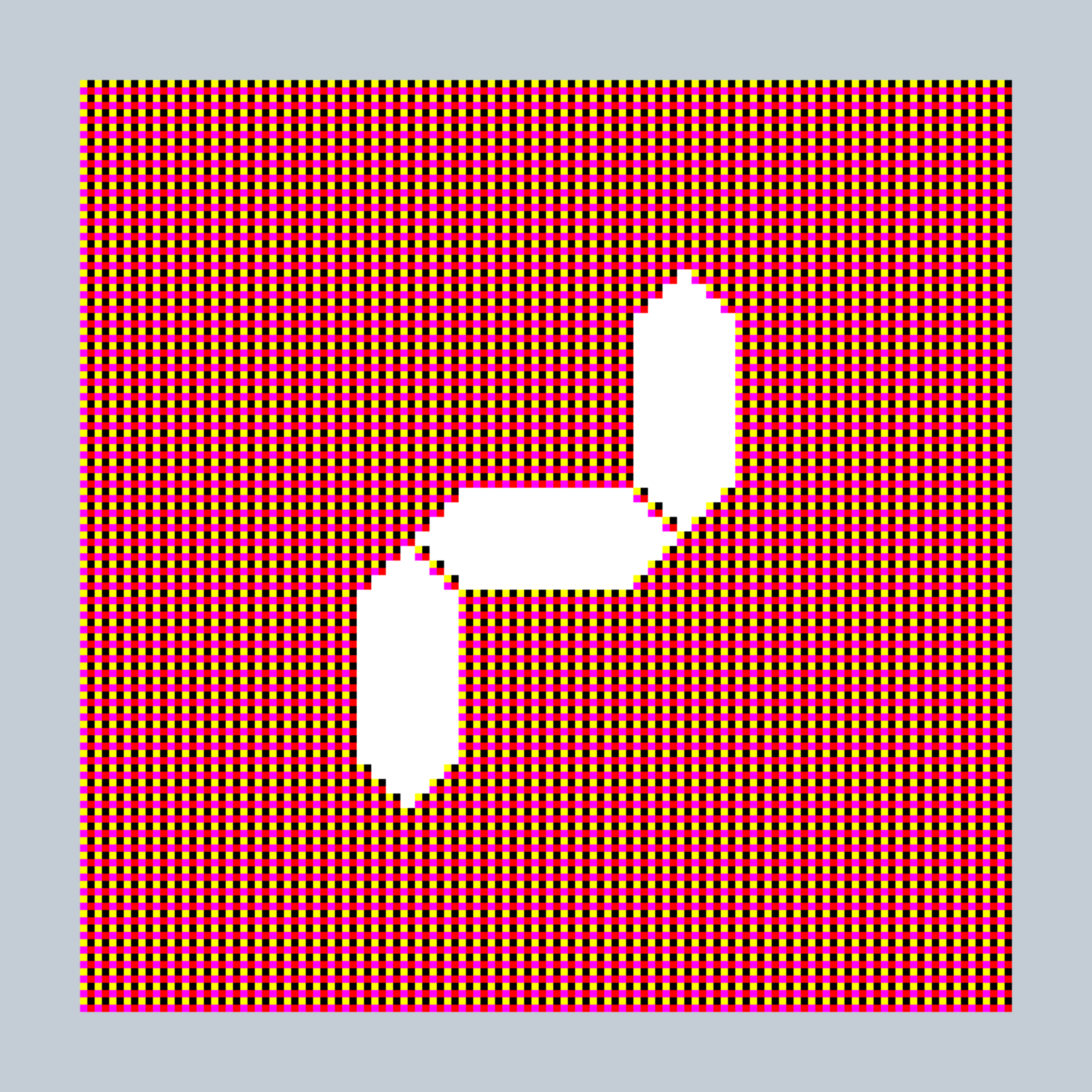 Art Blocks - Art Blocks v2 - 27-Bit Digital #151 - NFT # 21000151