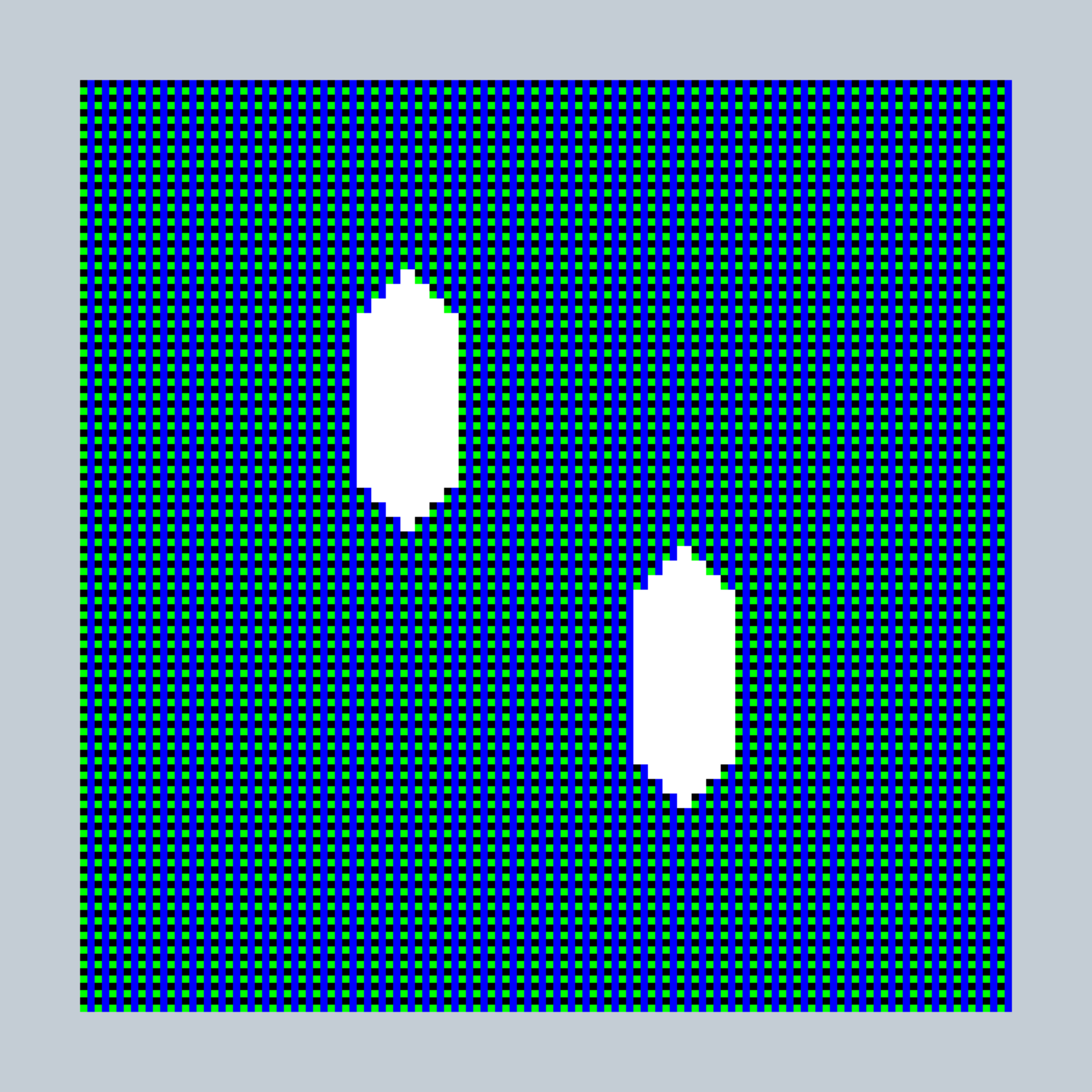 Art Blocks - Art Blocks v2 - 27-Bit Digital #154 - NFT # 21000154