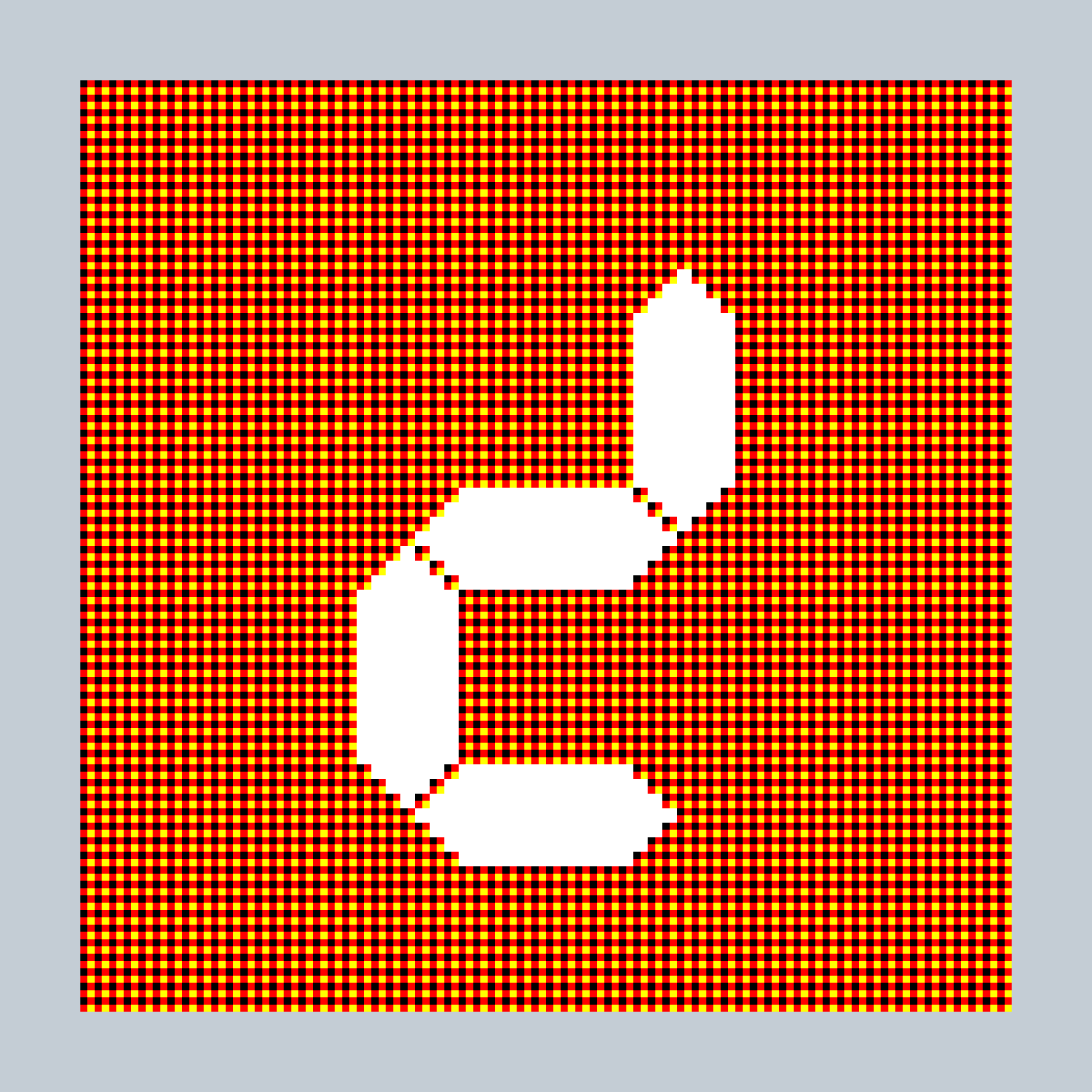 Art Blocks - Art Blocks v2 - 27-Bit Digital #158 - NFT # 21000158