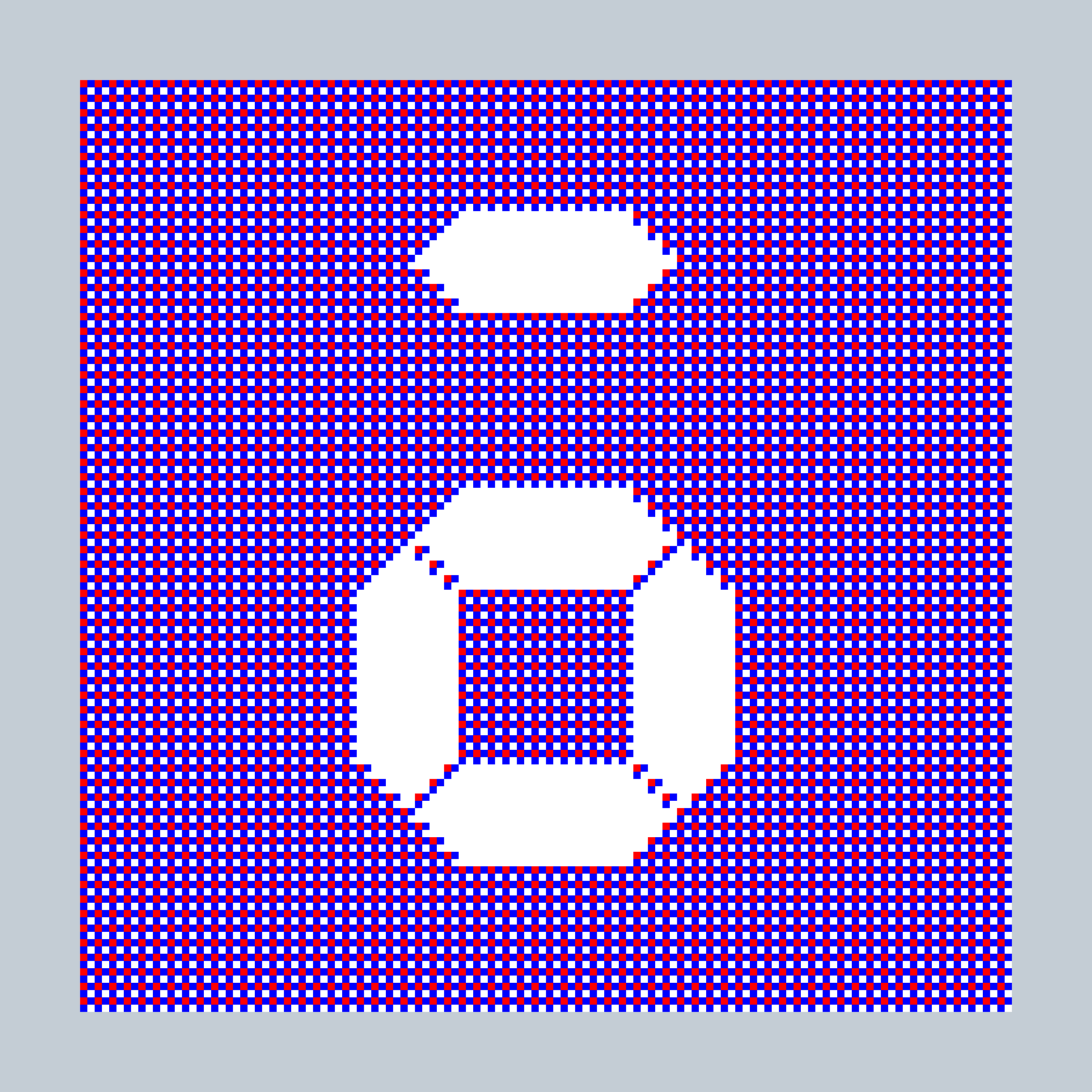 Art Blocks - Art Blocks v2 - 27-Bit Digital #163 - NFT # 21000163