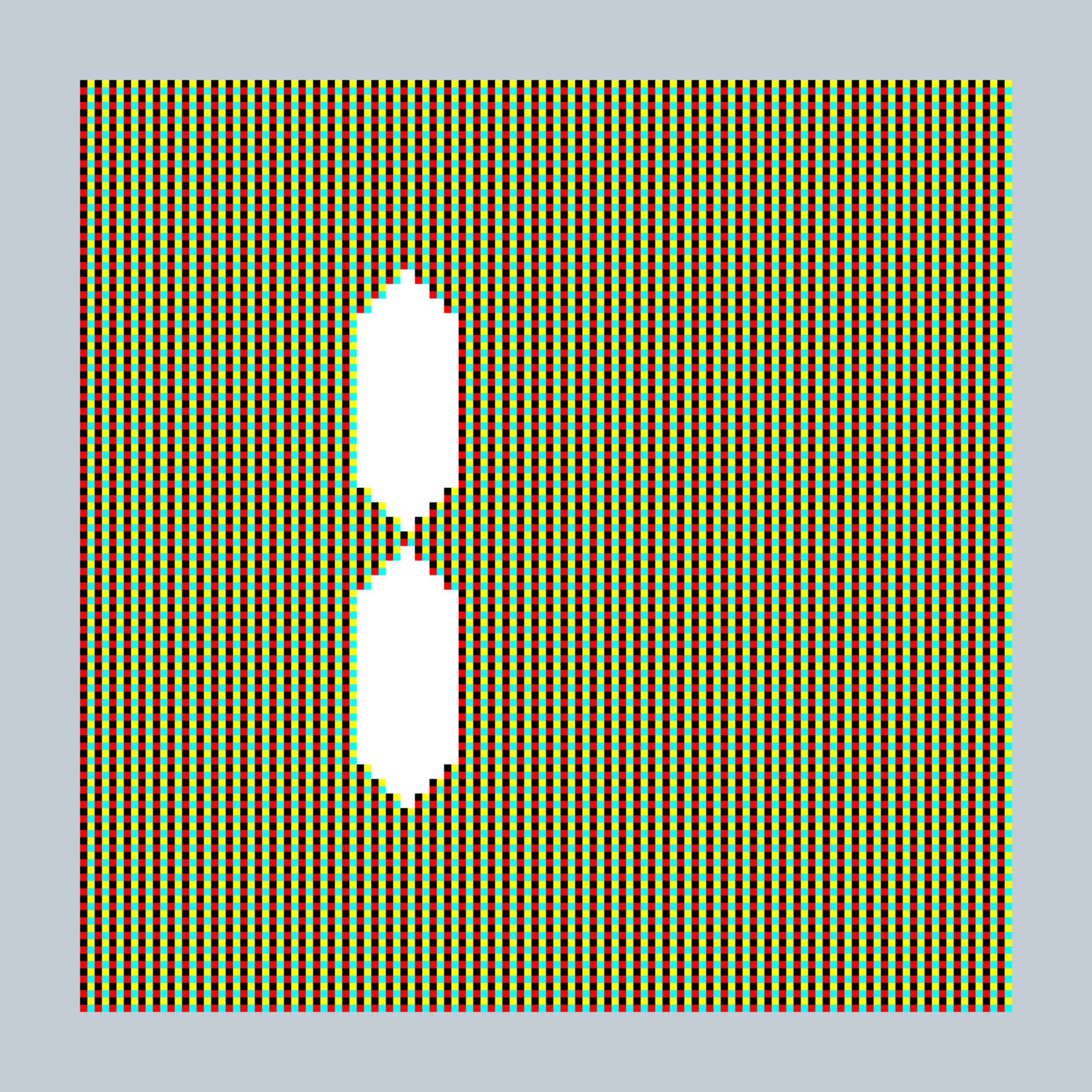 Art Blocks - Art Blocks v2 - 27-Bit Digital #165 - NFT # 21000165