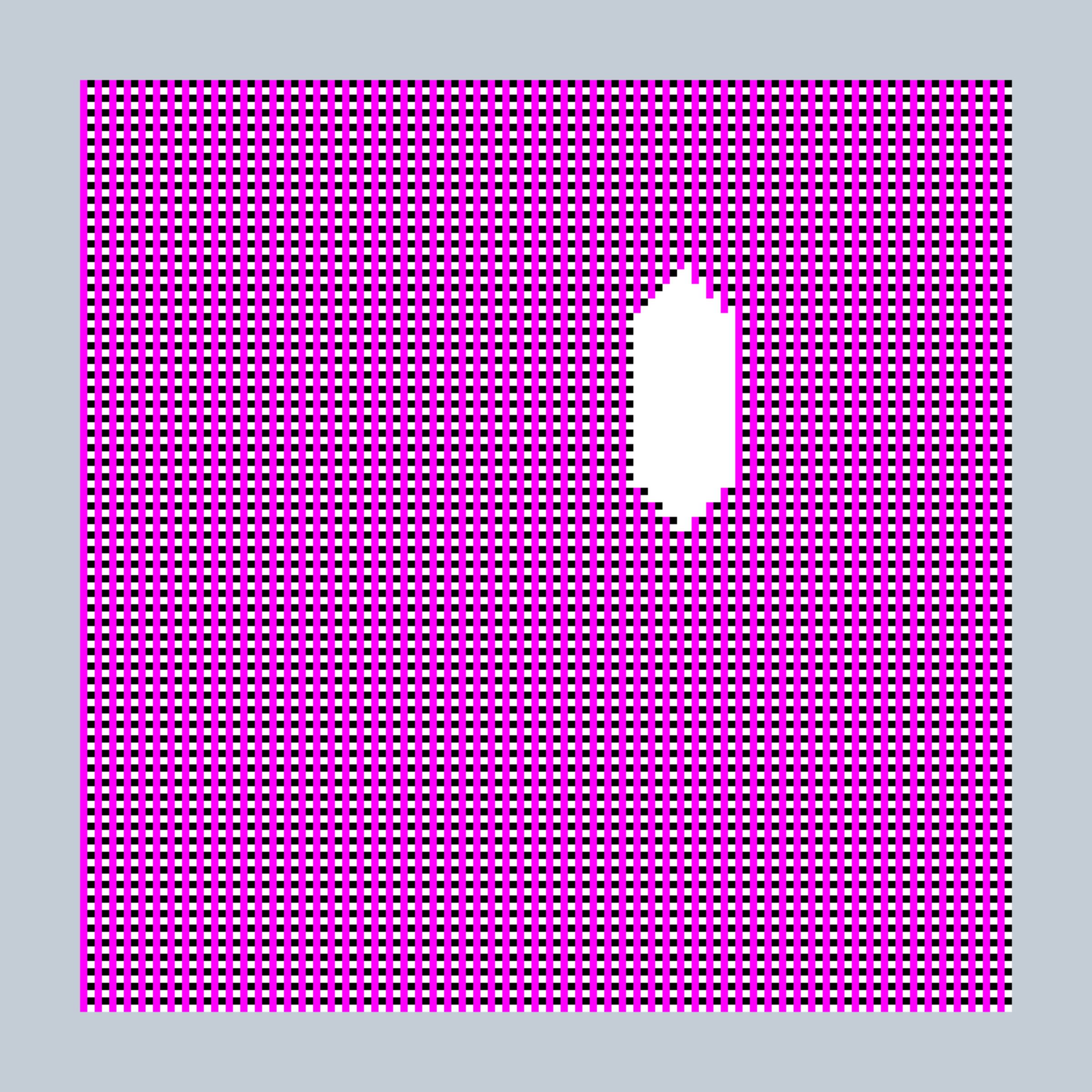 Art Blocks - Art Blocks v2 - 27-Bit Digital #168 - NFT # 21000168