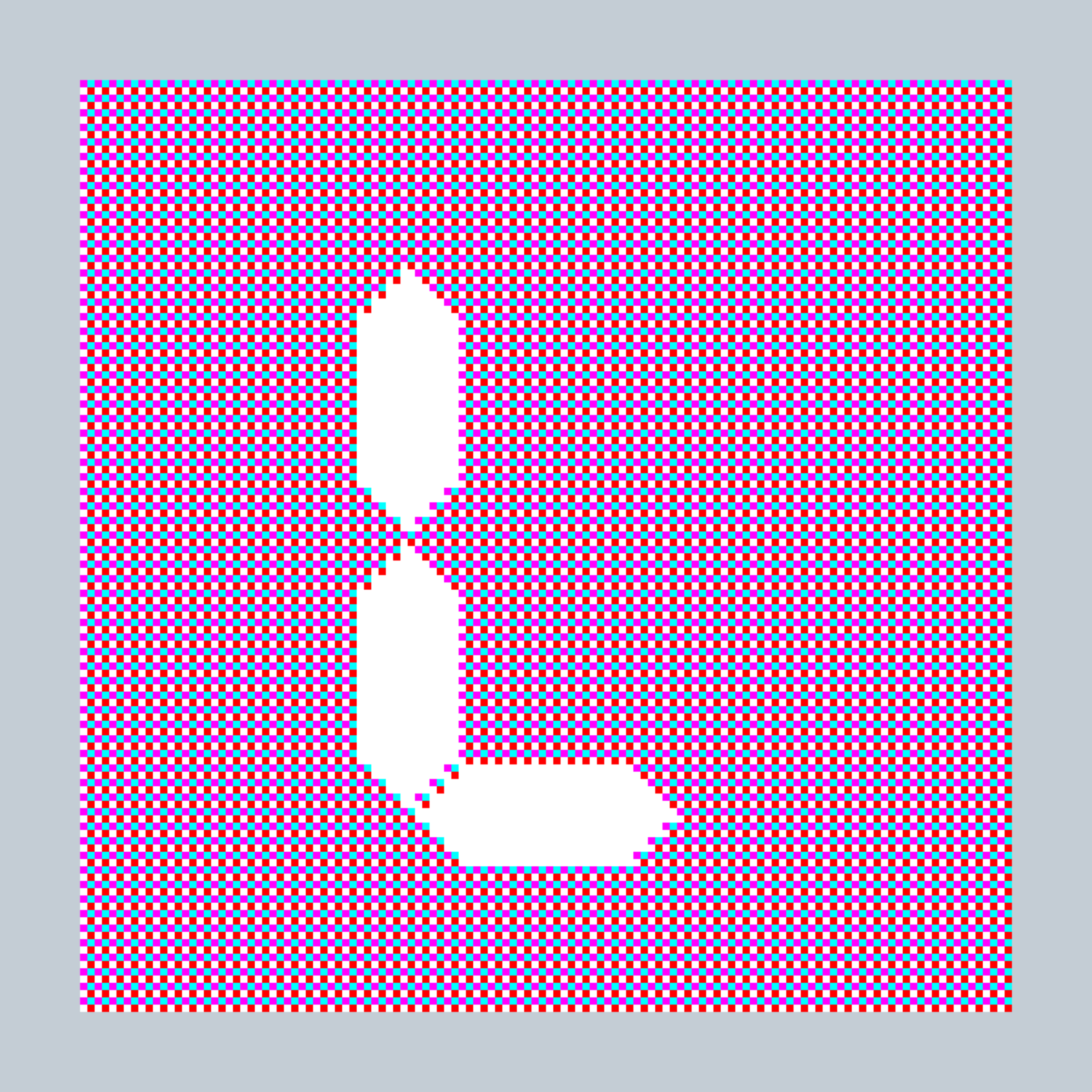 Art Blocks - Art Blocks v2 - 27-Bit Digital #172 - NFT # 21000172