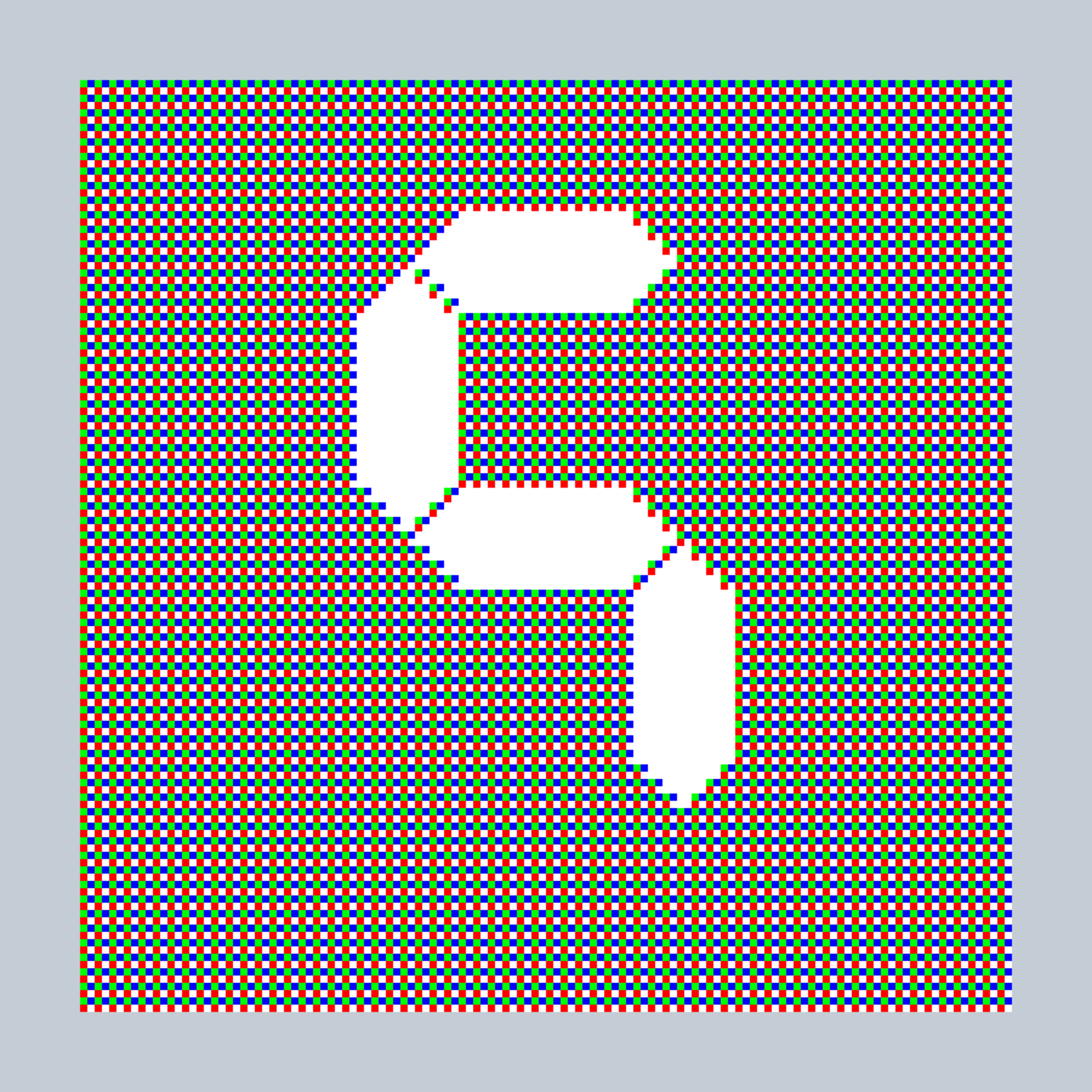 Art Blocks - Art Blocks v2 - 27-Bit Digital #173 - NFT # 21000173