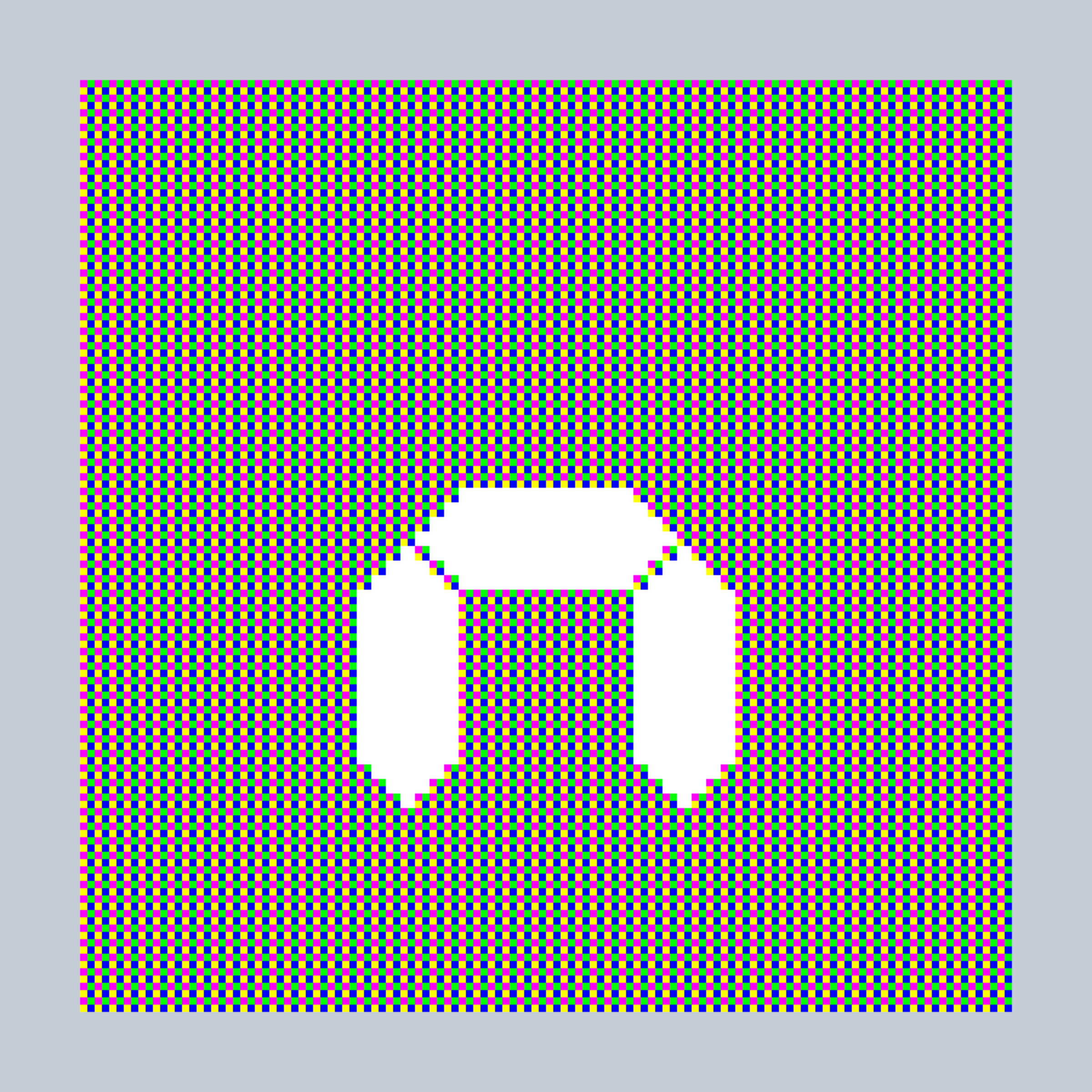 Art Blocks - Art Blocks v2 - 27-Bit Digital #174 - NFT # 21000174