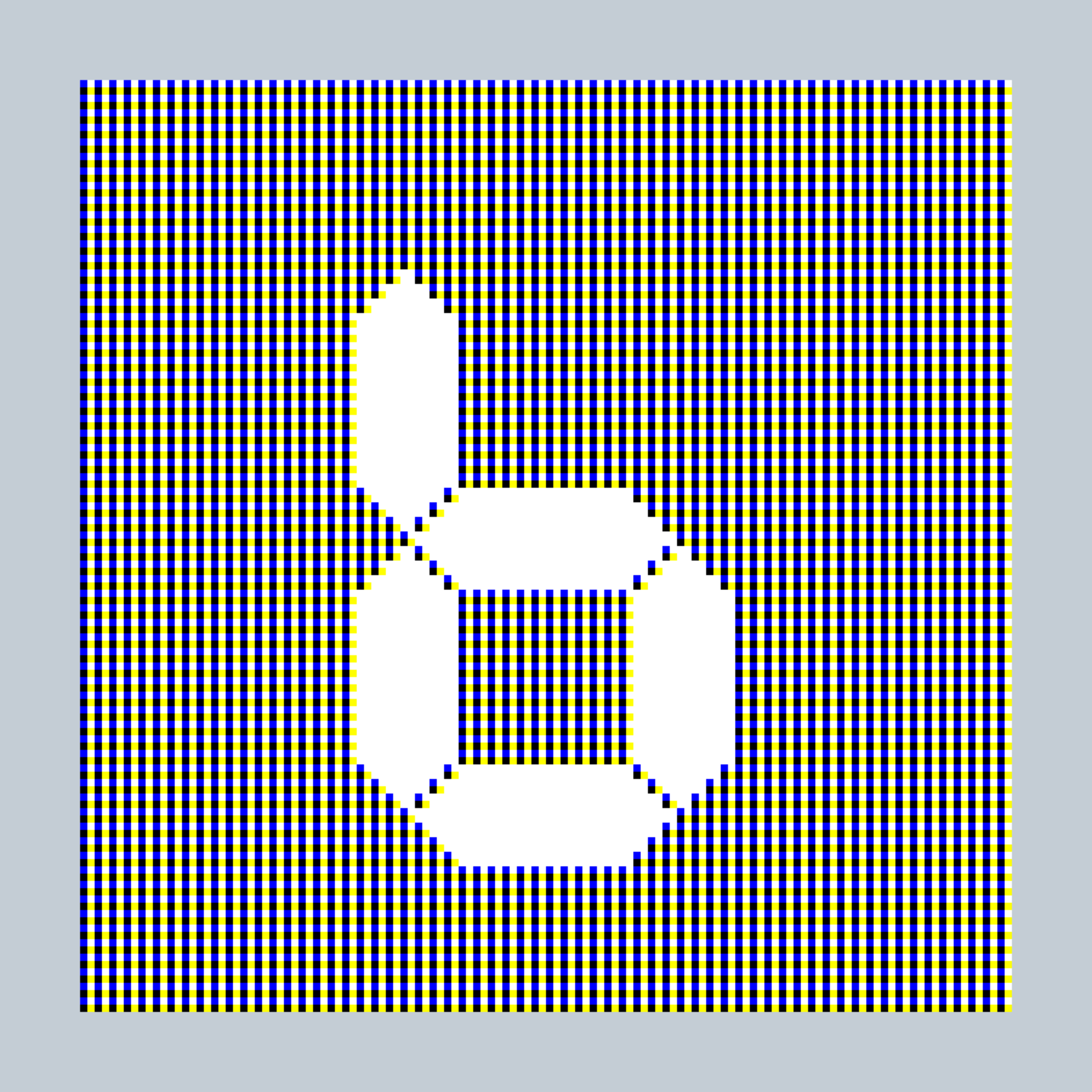 Art Blocks - Art Blocks v2 - 27-Bit Digital #185 - NFT # 21000185