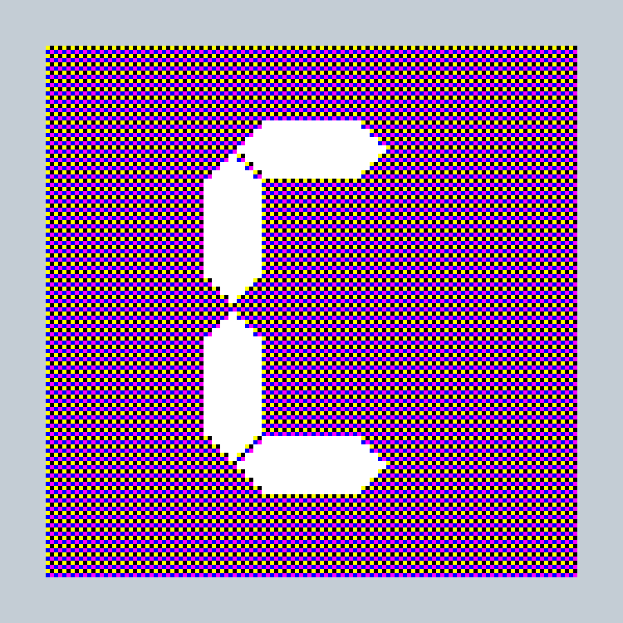 Art Blocks - Art Blocks v2 - 27-Bit Digital #187 - NFT # 21000187