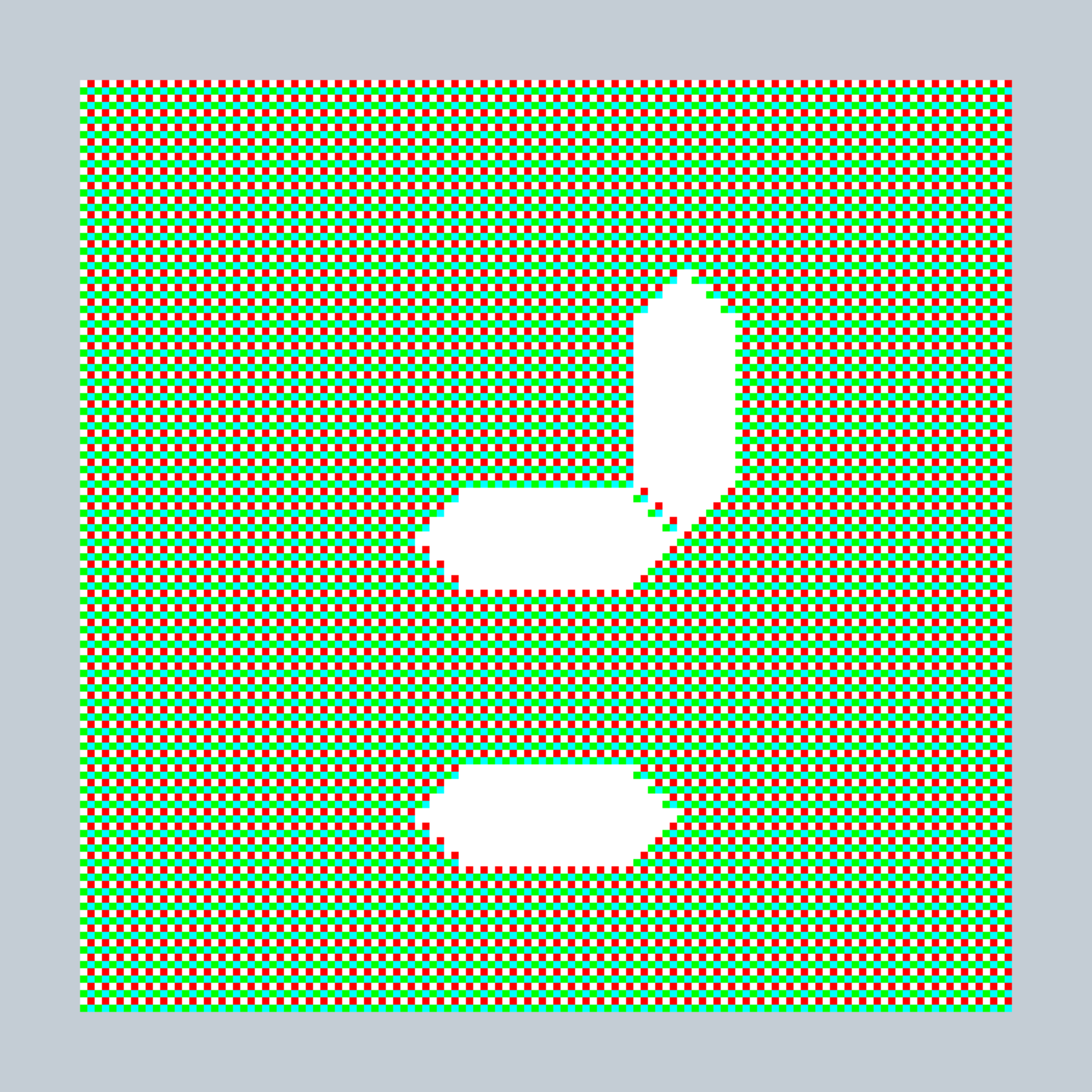 Art Blocks - Art Blocks v2 - 27-Bit Digital #190 - NFT # 21000190