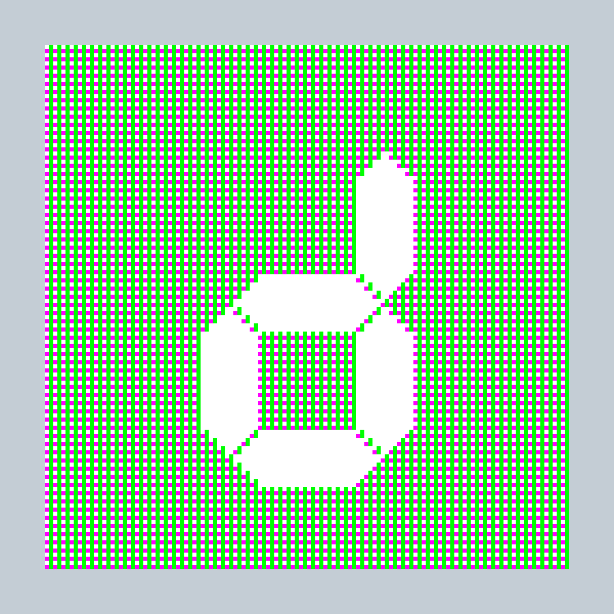 Art Blocks - Art Blocks v2 - 27-Bit Digital #193 - NFT # 21000193