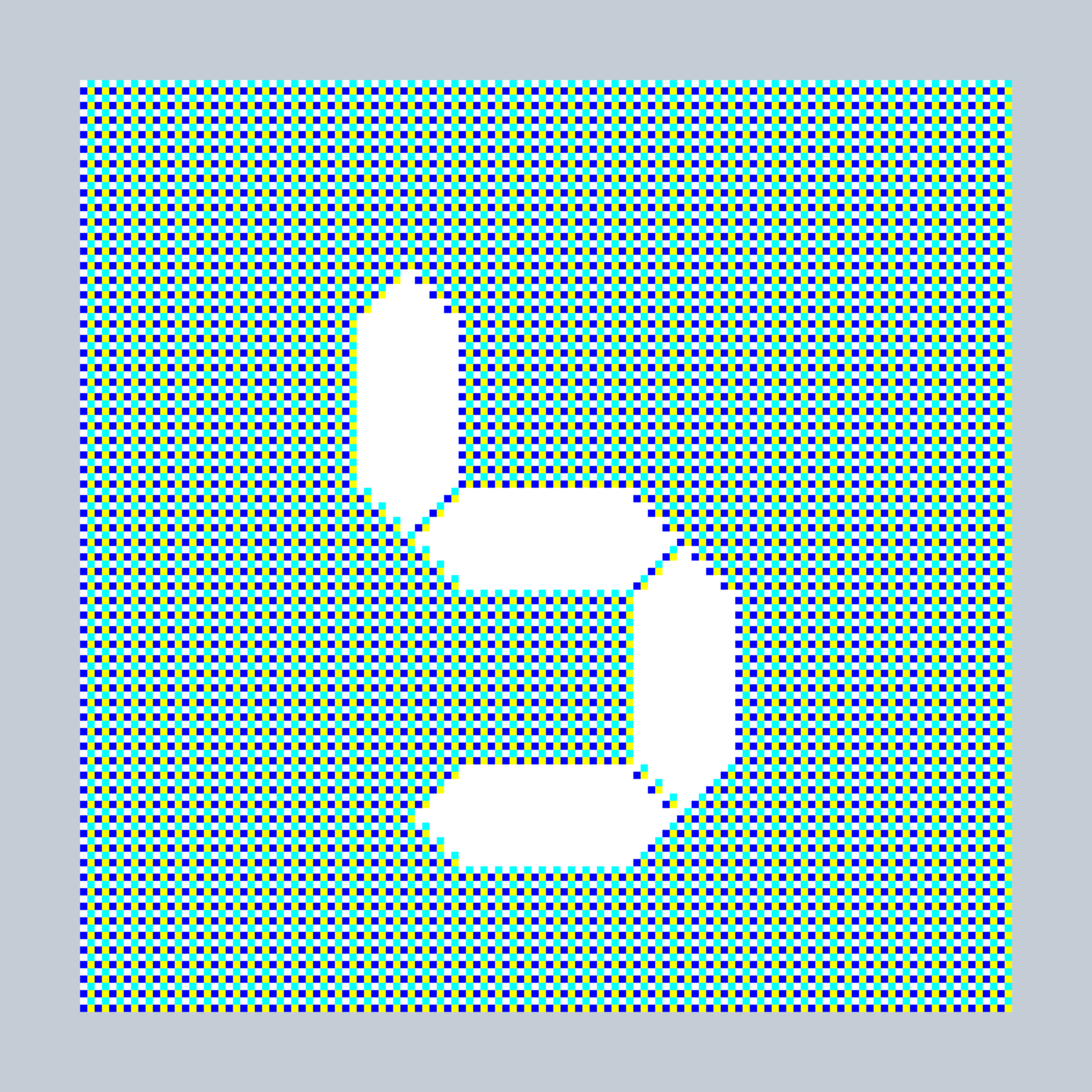 Art Blocks - Art Blocks v2 - 27-Bit Digital #194 - NFT # 21000194