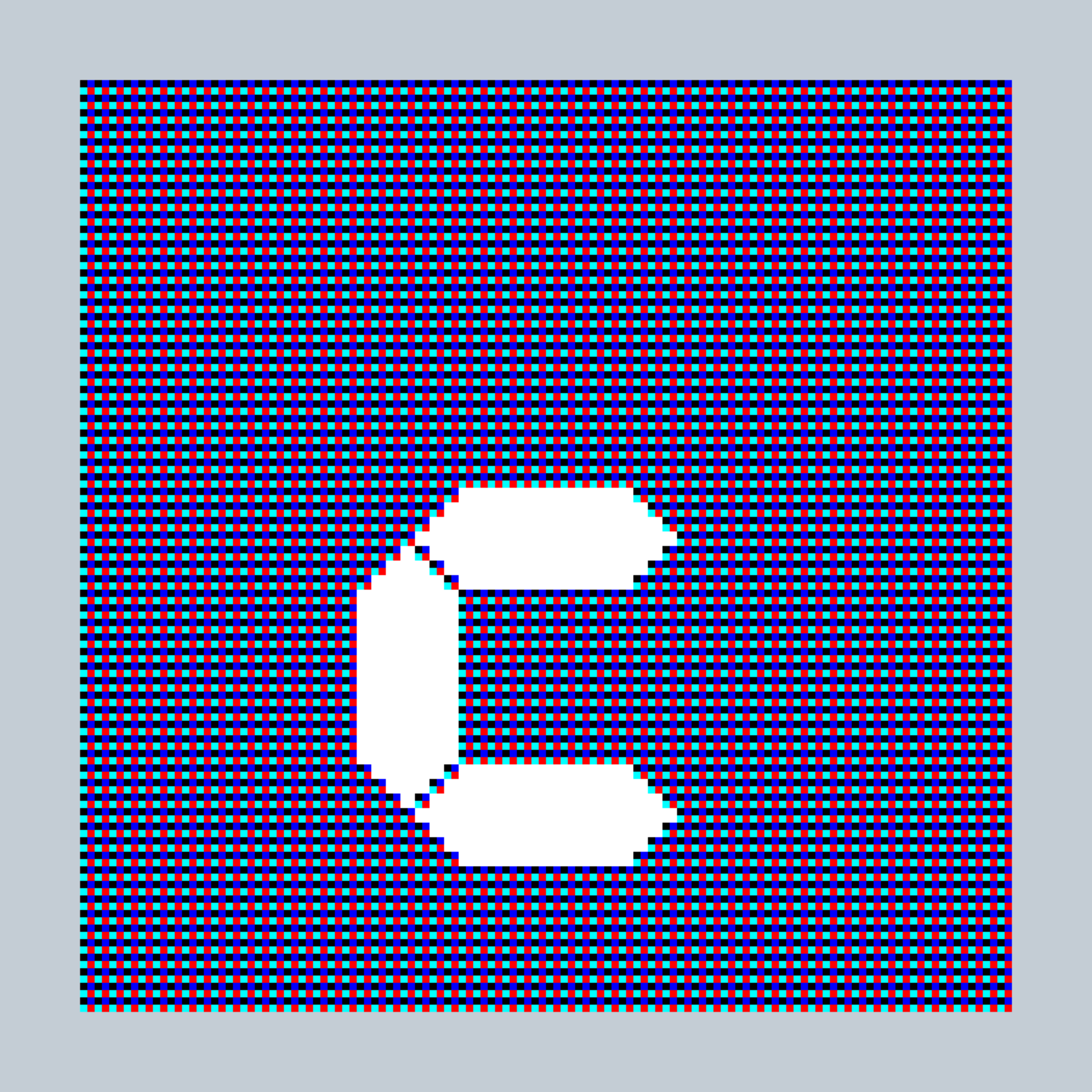 Art Blocks - Art Blocks v2 - 27-Bit Digital #196 - NFT # 21000196