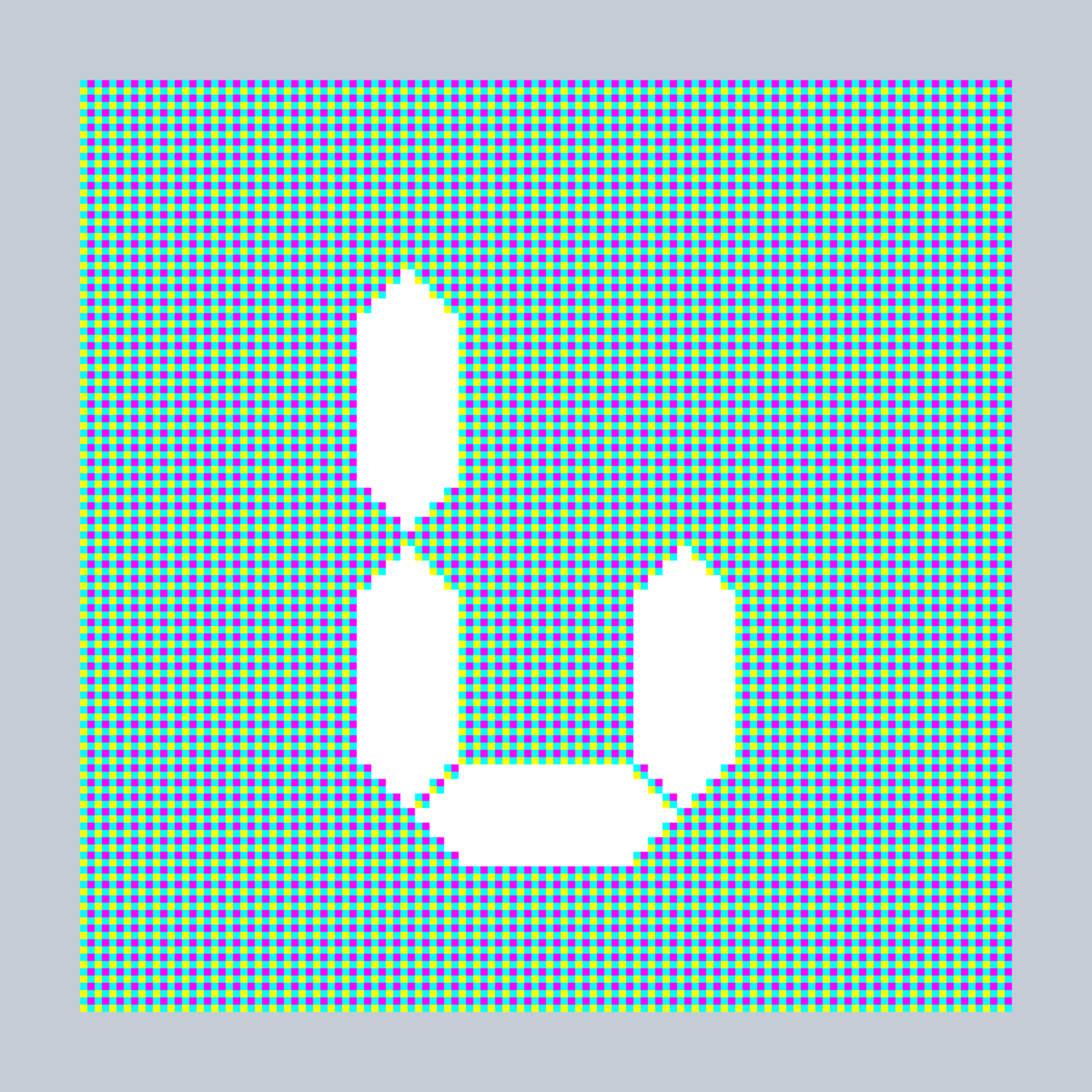 Art Blocks - Art Blocks v2 - 27-Bit Digital #197 - NFT # 21000197