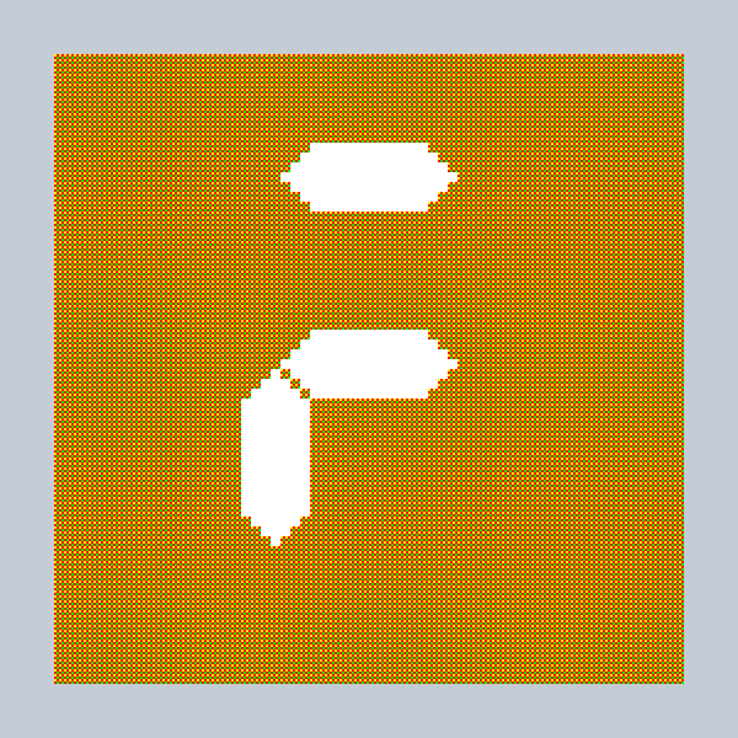 Art Blocks - Art Blocks v2 - 27-Bit Digital #198 - NFT # 21000198