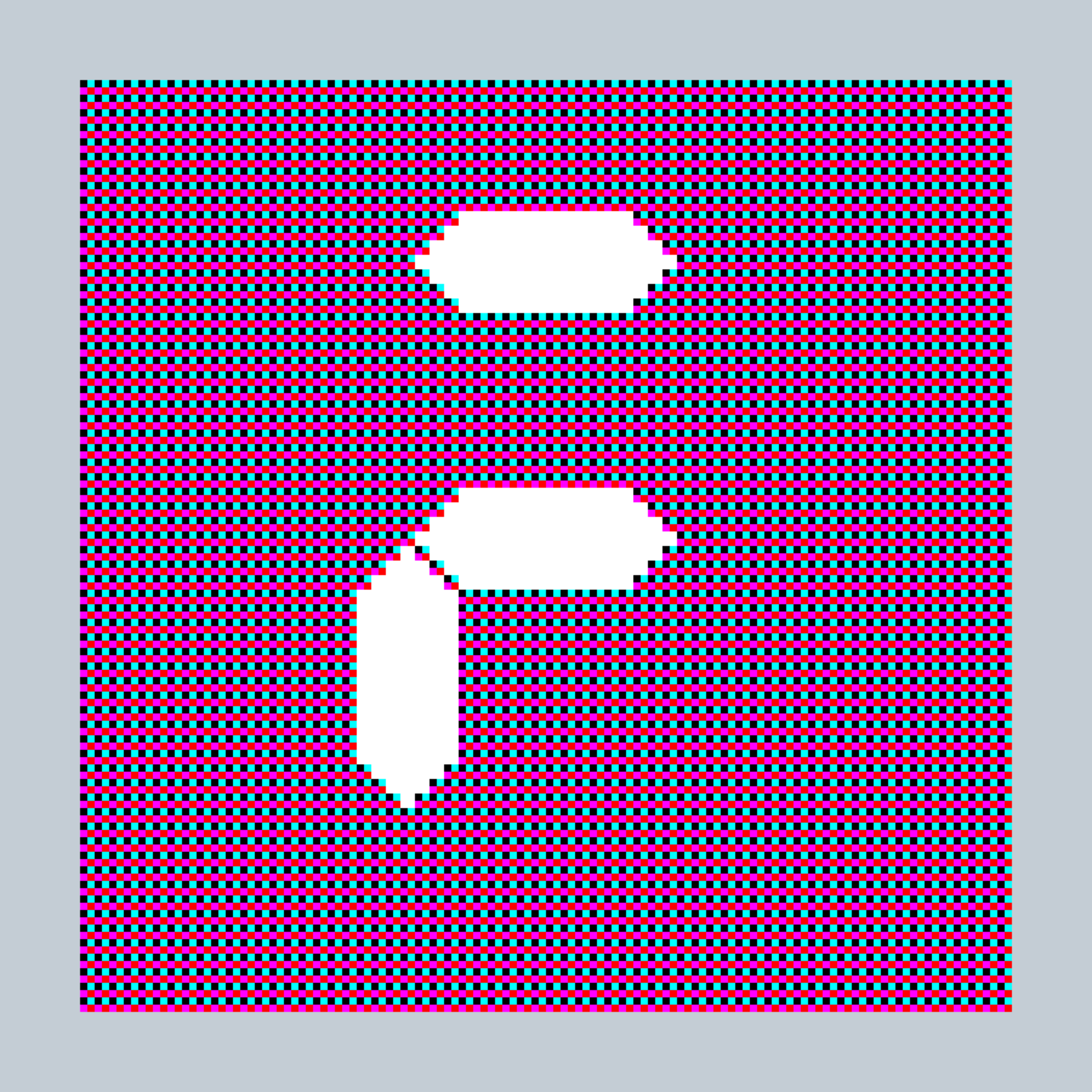 Art Blocks - Art Blocks v2 - 27-Bit Digital #201 - NFT # 21000201